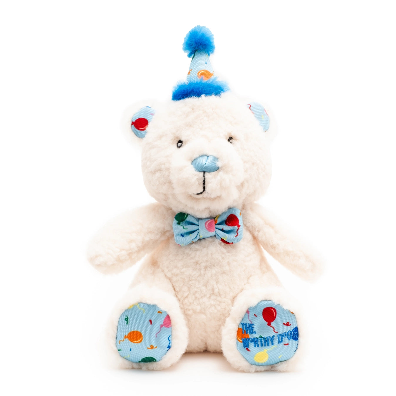 Blue Birthday Bear Plush Toy - Perfect Gift for Kids, Birthday Parties & Nursery Decor