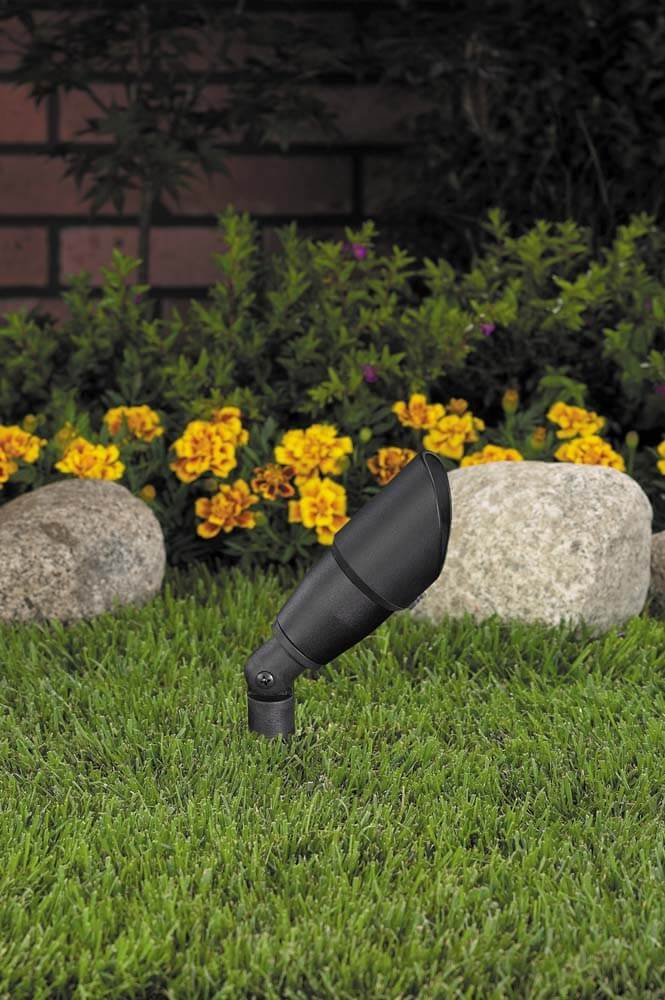 GR 2216 Weathered Iron Landscape Lighting - Durable Outdoor Accent Lights for Garden, Pathway, and Yard Decor | Weather-Resistant Up Lighting Solution