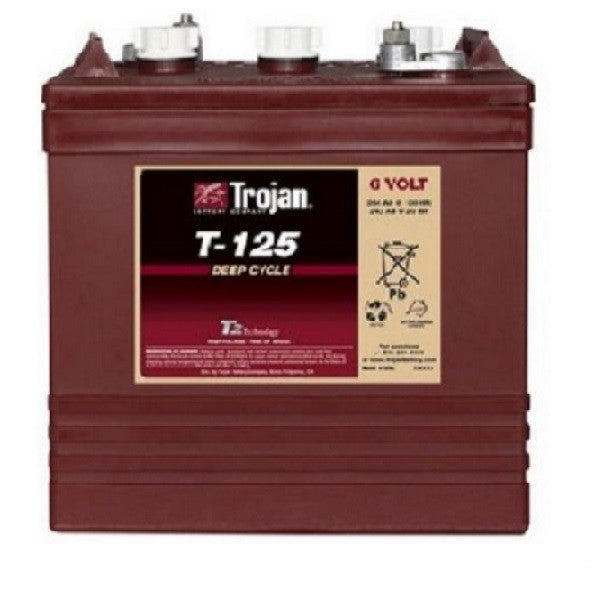Trojan T 125 Deep Cycle Battery 6V 240Ah - Marine, RV, Solar Power & Off-Grid Energy Storage Solution