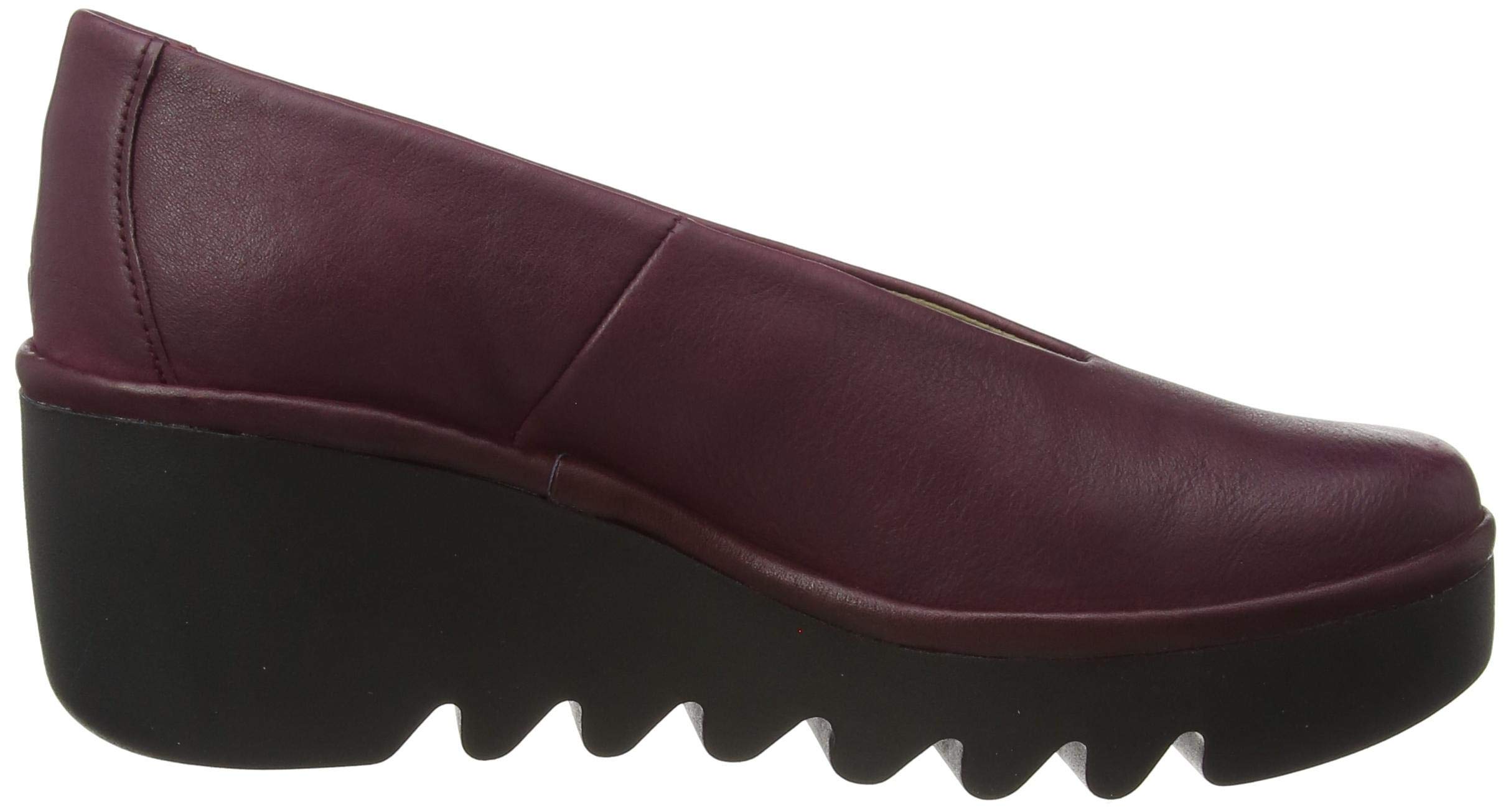 FLY London Women's Fashion Chunky Heel Pump Shoes - Stylish Comfort for Office, Party & Everyday Wear