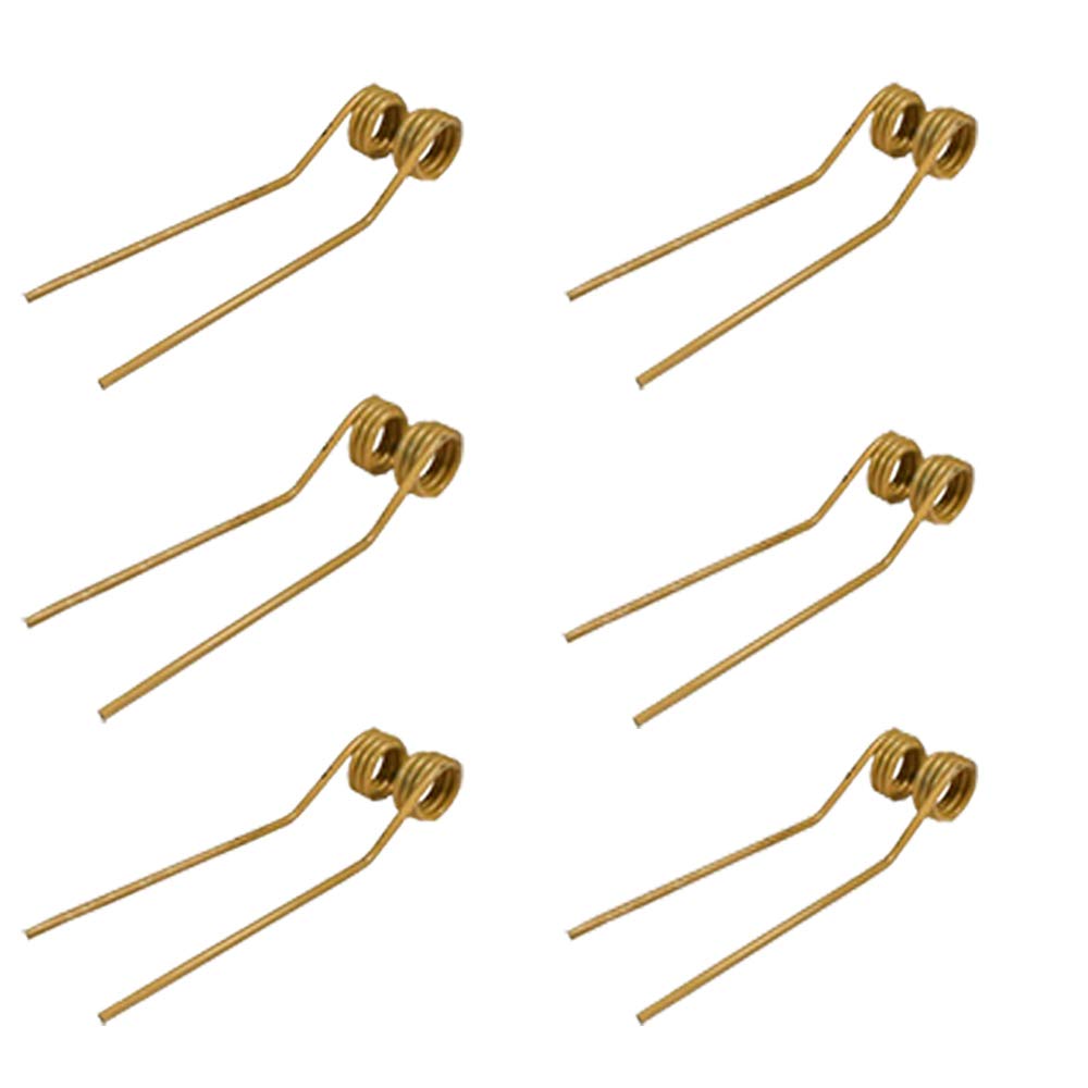 Stevens Lake 6-Piece Tedder Teeth Replacement Set - Compatible with Vermeer Rake/Tedder Models TD120 & TD200 - Perfect for Hay Tedding and Field Maintenance