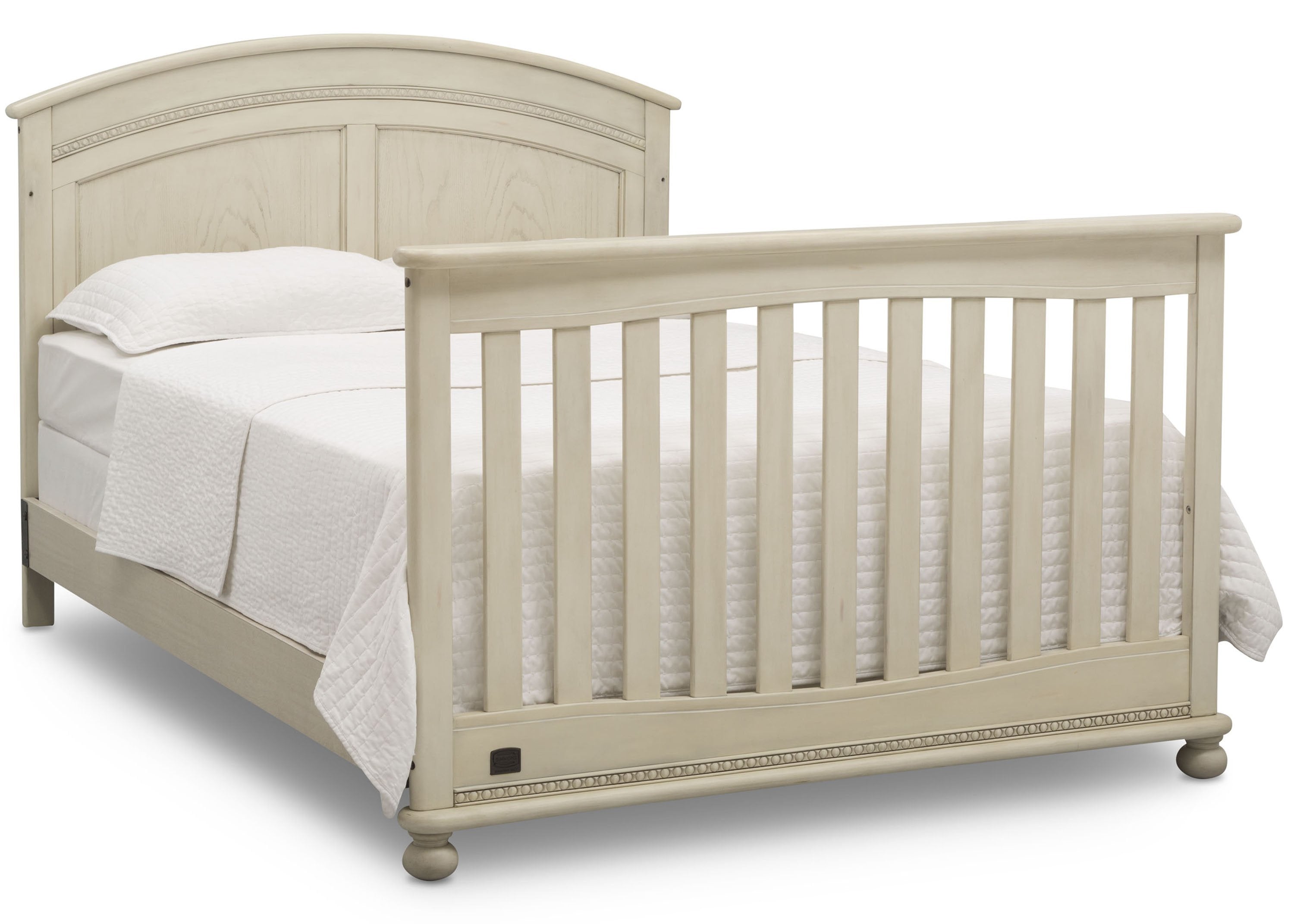 Ainsworth 4-in-1 Convertible Baby Crib - Toddler Bed, Daybed & Full-Size Bed - Safe Nursery Furniture for Newborns & Kids - Perfect for Bedrooms & Daycare Centers