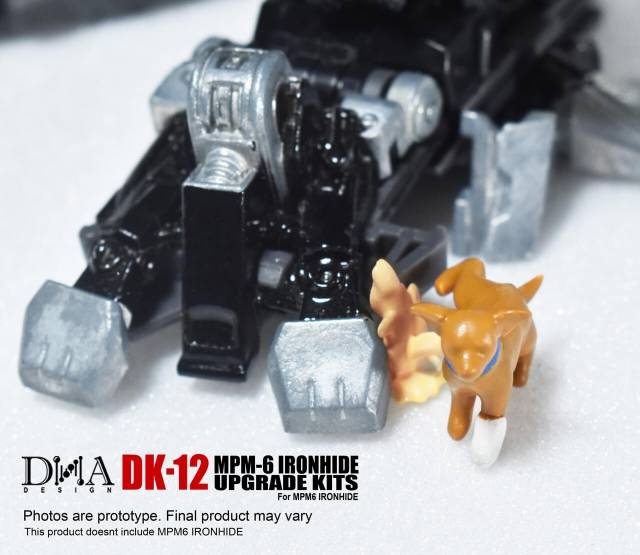 DNA Design DK 12 Upgrade Kit for MPM 6 Ironhide - Transformers Masterpiece Model Accessories - Enhance Your Collectible Figure Display & Customization