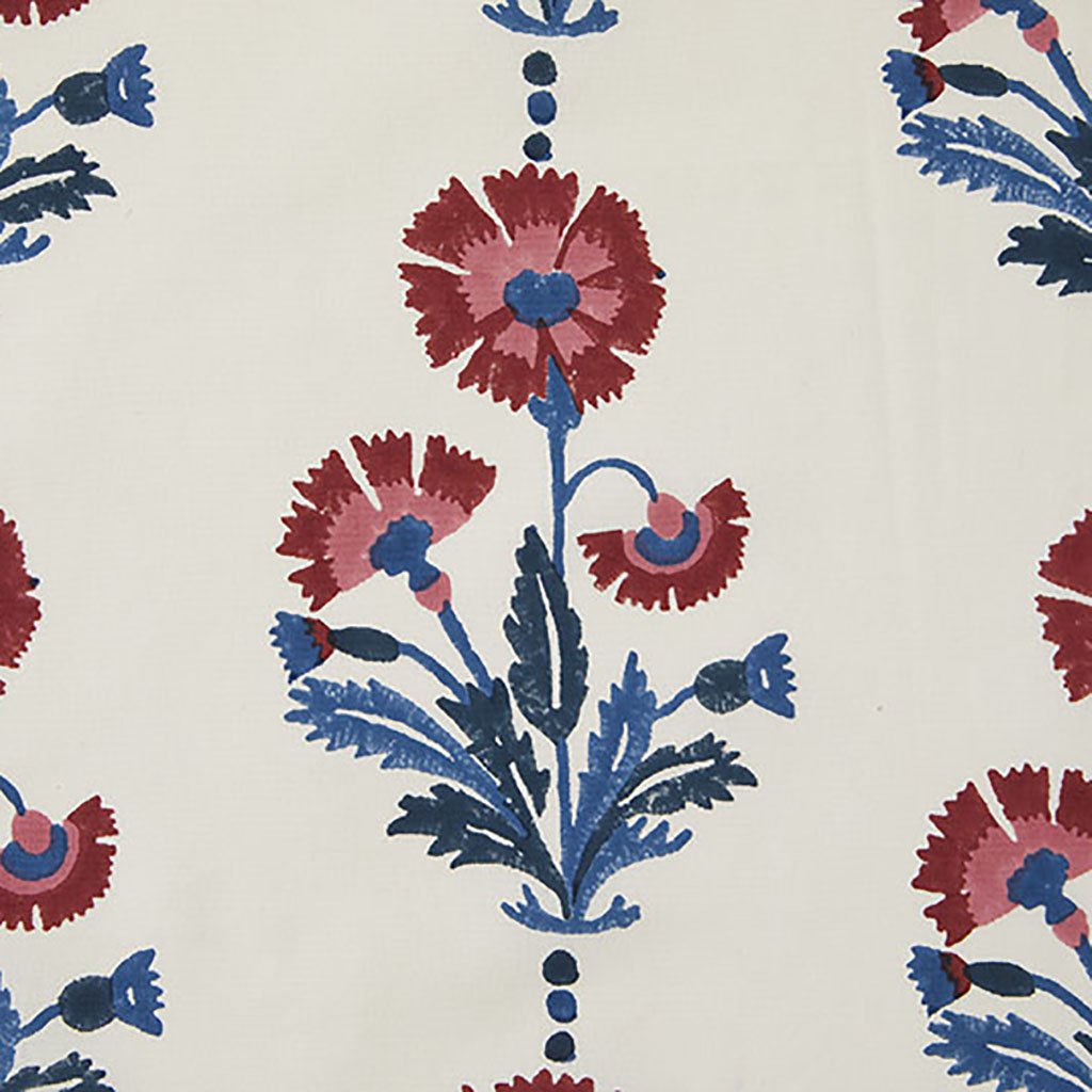 Handmade Block Printed Cotton Fabric - Indigo & Iron Dyed - Perfect for Boho Home Decor, Quilting & DIY Crafts