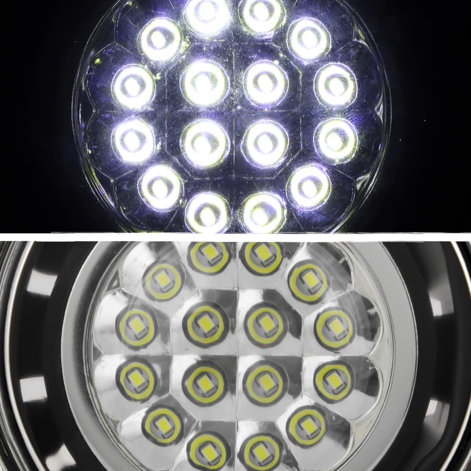 AKKON LED Fog Light Lamps with Wiring & Switch - Compatible with Dodge Dakota, Durango & Chrysler Aspen 300 - Clear Lens for Enhanced Visibility - Perfect for Off-Roading, Night Driving and Foggy Conditions