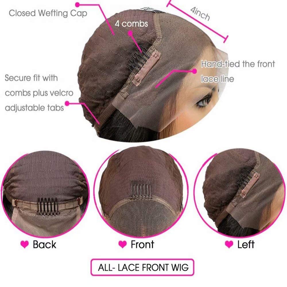 13x6 HD Transparent Lace Front Straight Human Hair Wig - 20 Inch 150 Density Natural Peruvian Hair for Black Women | Daily Wear, Cosplay & Special Occasions