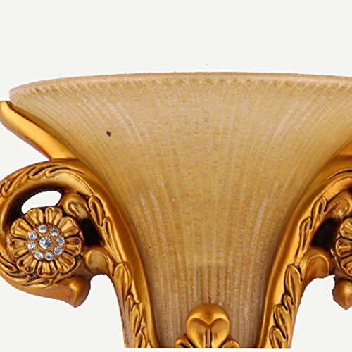 European Gold Resin Cavel Dining Room Wall Lamps - Classic Bedside Bedroom Wall Lights for Living Room, Balcony & Aisle - Elegant Wall Lighting Fixtures for Home Decor, Romantic Ambiance & Interior Design