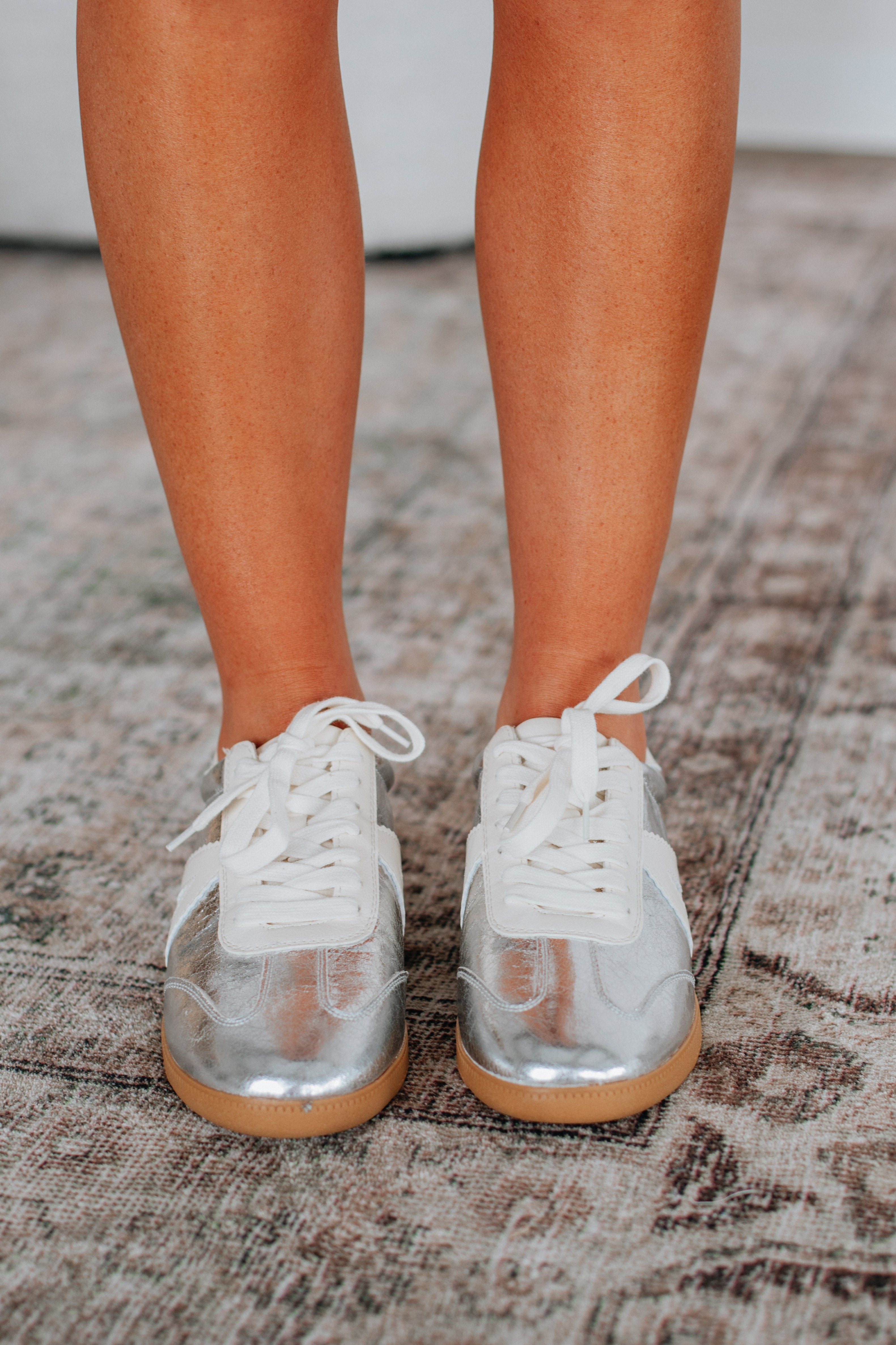 Can't Be Bothered Sneakers - Silver | Comfortable Slip-On Shoes for Men & Women | Perfect for Casual Wear, Running Errands & Everyday Use