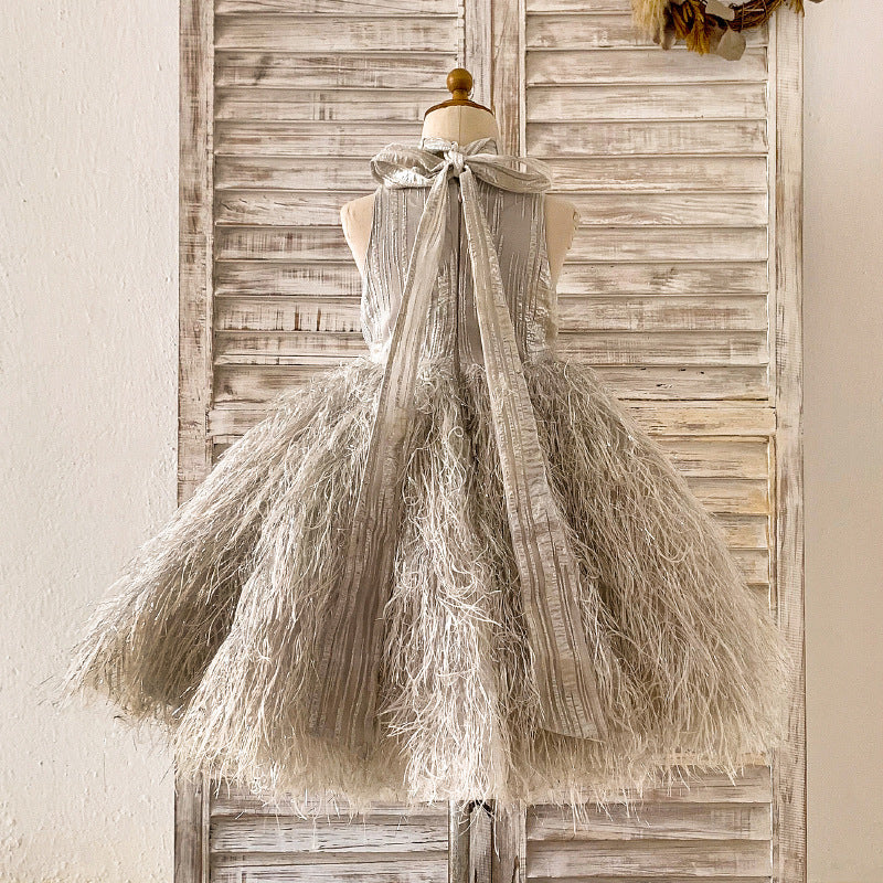 Sparkly Sequin Tassel Dress for Baby Girls | Toddler Princess Party Dress | Perfect for Birthday, Pageant, Photo Shoot & Special Occasions