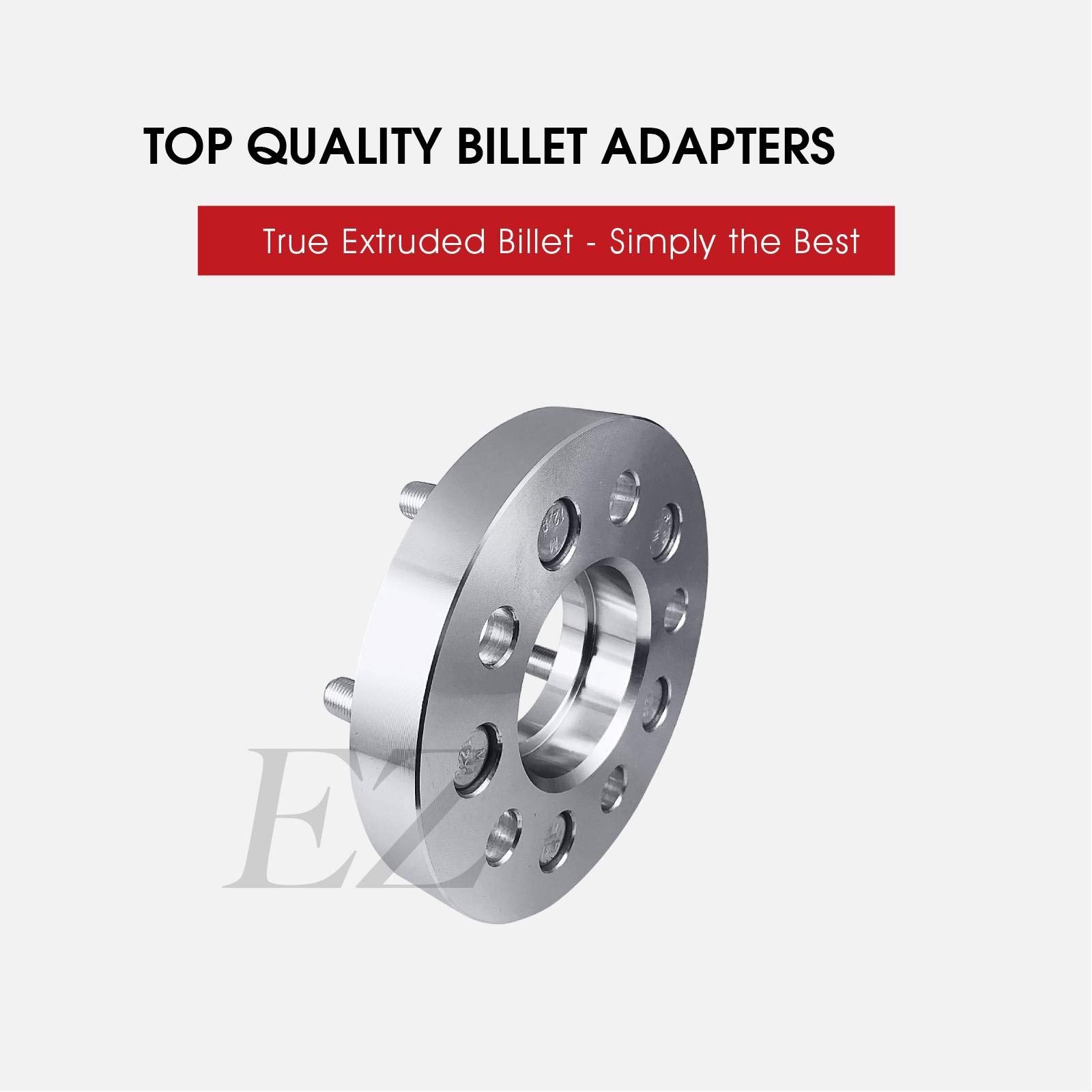 EZAccessory 4-Piece Hub Centric Wheel Adapters Spacers 5x4.75 to 5x4.75 (5x120.7 to 5x120.7) for Chevy Corvette 1990-2019 - 2