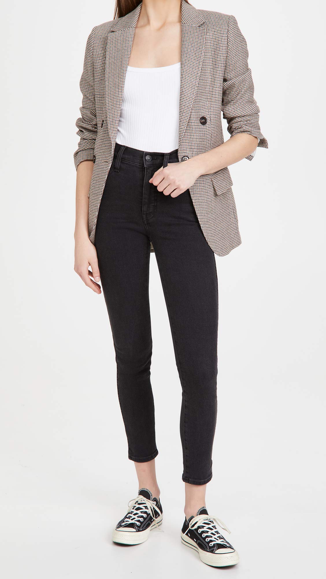Madewell Women's 10'' High Rise Skinny Jeans - Stretch Denim Pants for Everyday Comfort | Perfect for Work, Casual Outfits & Date Nights