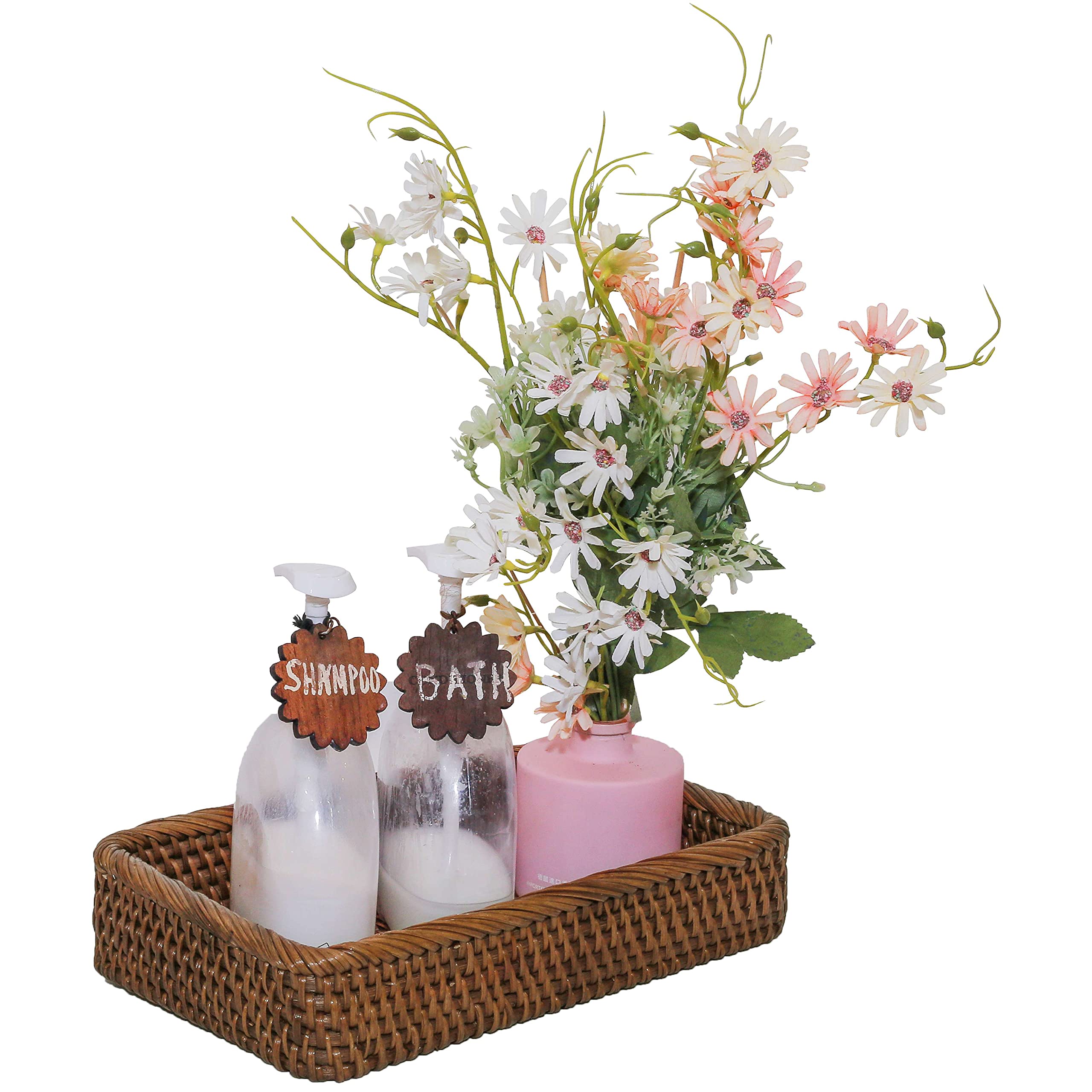 Rattan Toilet Tank Basket - 10