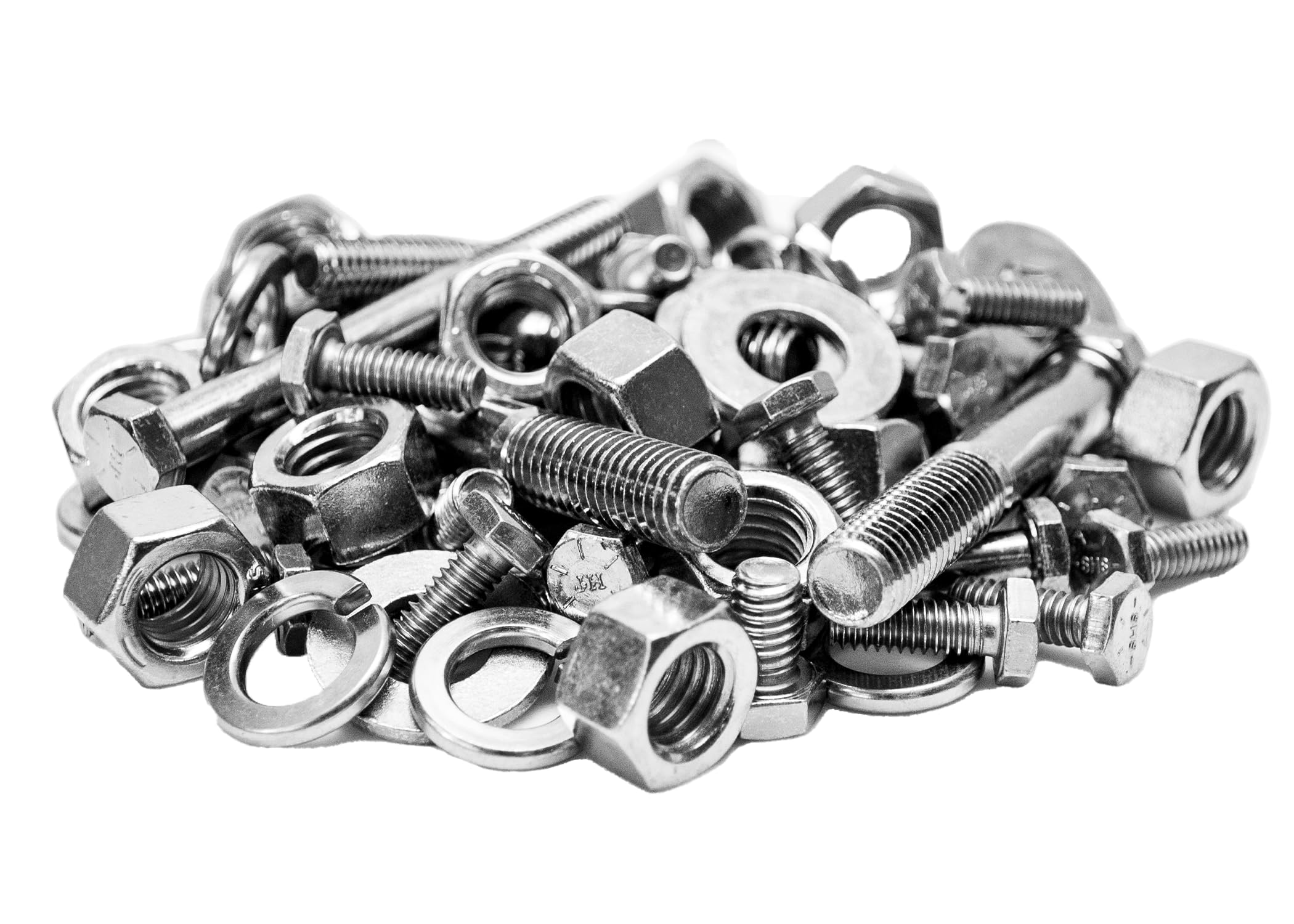 1250 Piece Metric Class 10.9 Coarse Thread Drawer Assortment Kit - High Strength Bolts, Nuts & Washers for Automotive, Machinery & DIY Projects