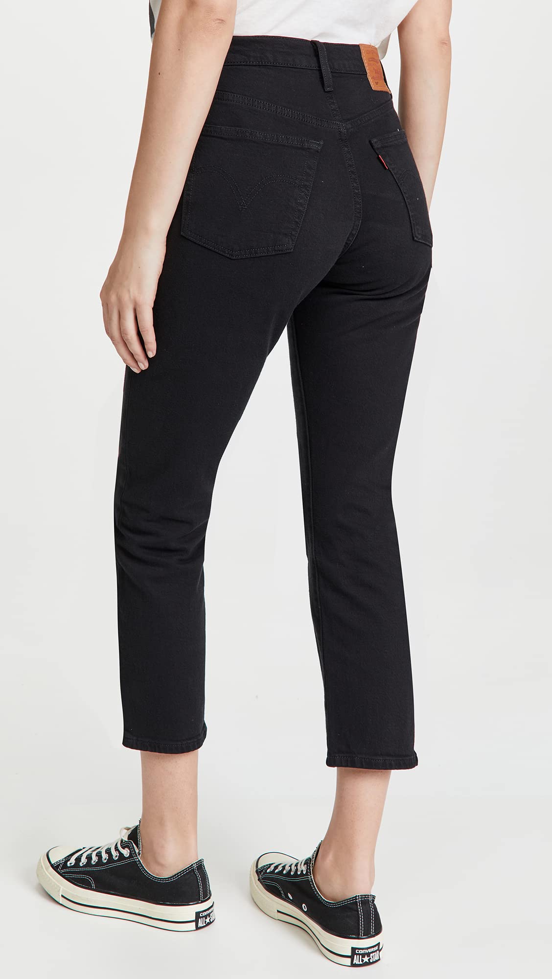 Levi's Women's Premium 501 Crop Jeans - High Waist Straight Leg Denim Pants for Casual Wear & Everyday Outfits