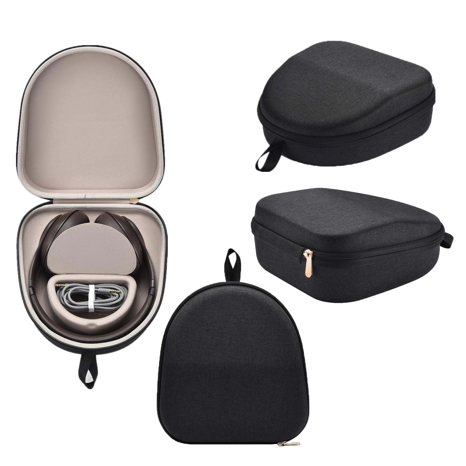 Beats Studio Pro/Studio 3/Solo 4/3/2/Pro Headphones Storage Case - Portable Magnetic Design Protective Carrying Box for Gaming Headsets (Black) - Perfect for Travel, Home & Office Organization