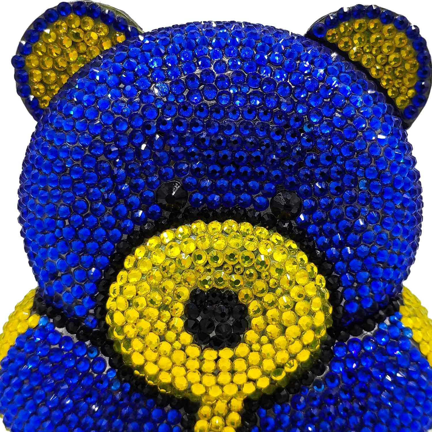 FGG Bear Elegant Evening Bags & Crystal Clutches for Women - Rhinestone Party Handbag, Mini Purse for Formal Events, Weddings & Night Out