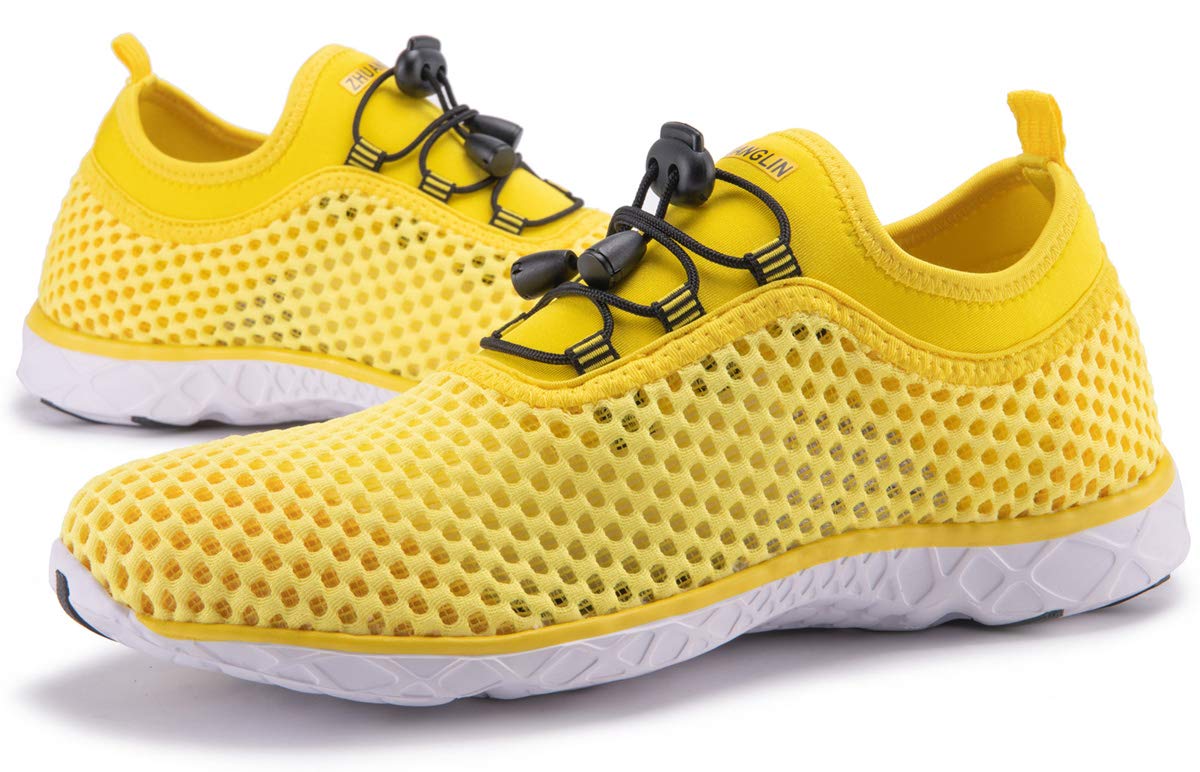 Men's Quick Drying Aqua Water Shoes - Lightweight Swim Shoes for Beach, Pool & Water Sports | Non-Slip Barefoot Walking Shoes for Men
