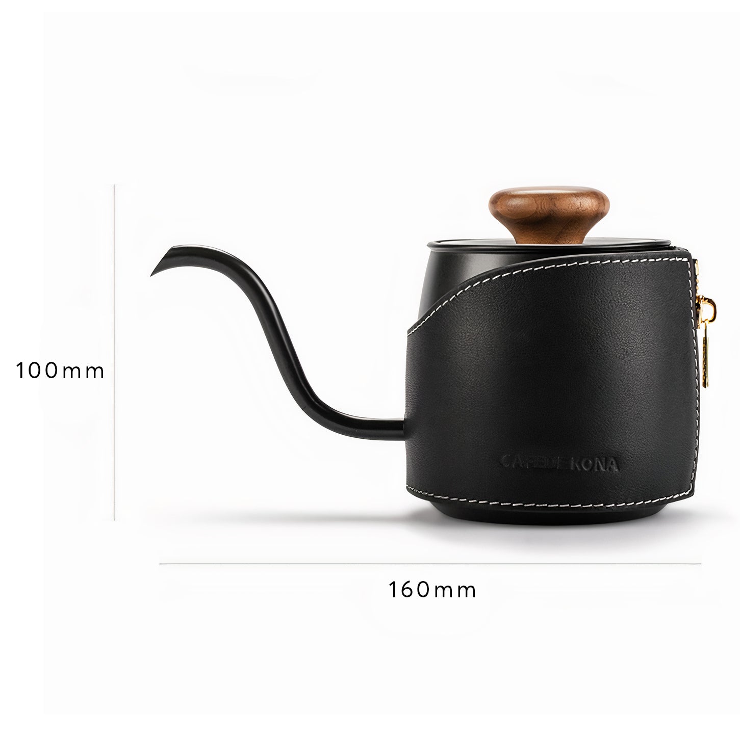 Mini Handleless Coffee Pot - Portable Pour Over Coffee Maker for Home, Office & Travel - Perfect for Drip Brewing, French Press & Cold Brew Coffee