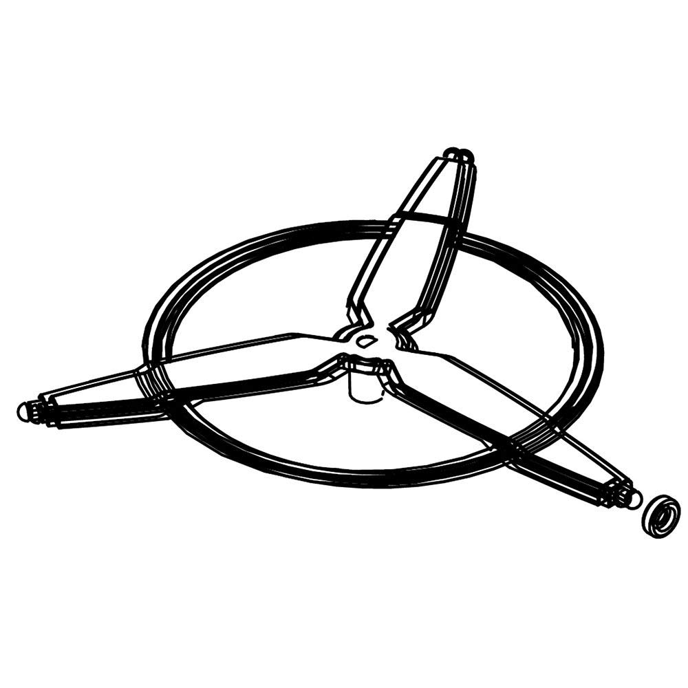 Original Samsung DE94-04028A Microwave Turntable Tray Support - OEM Replacement Part for Smooth Rotation | Compatible with Various Samsung Microwave Models | Perfect for Home Kitchen & Office Use