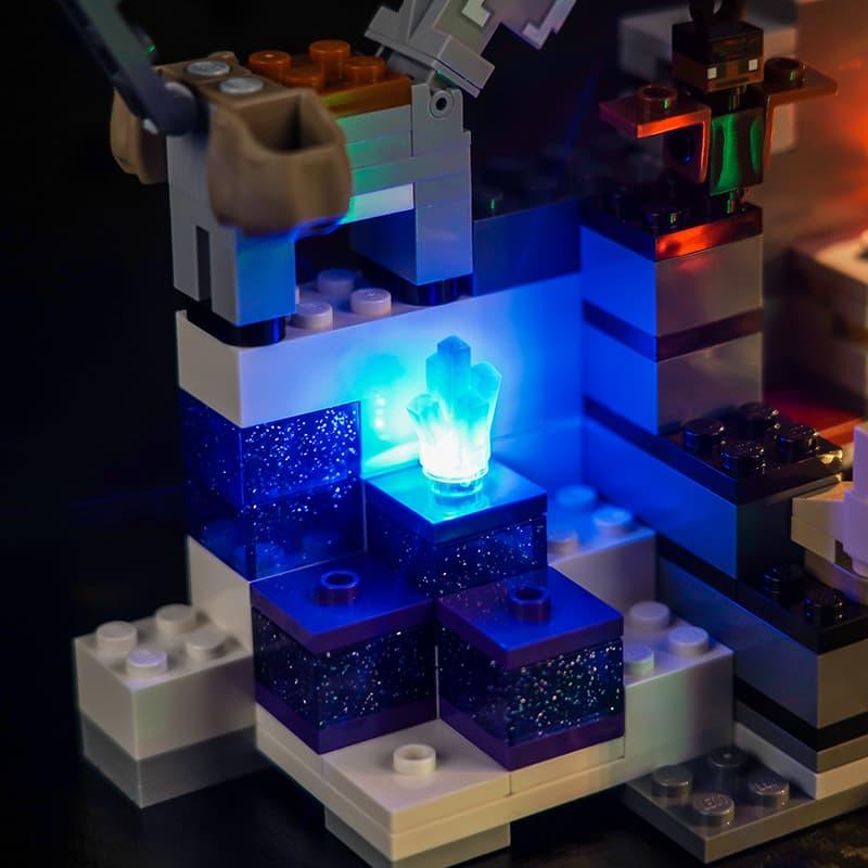 LEGO Minecraft The Badlands Mineshaft 21263 Light Kit - DIY Building Blocks Lighting Set for Kids & Adults - Perfect for Bedroom Decor, Gaming Room, and LEGO Displays