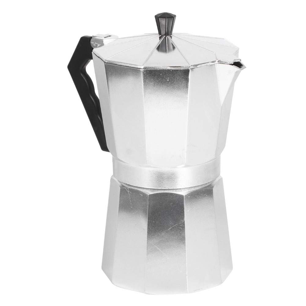 Premium Aluminum Octagonal Coffee Pot - 450ml Moka Stovetop Espresso Maker for Home, Office & Coffee Shops - Perfect for Espresso, Latte & Cappuccino Lovers - Ideal for Gifts, Camping & Daily Brewing
