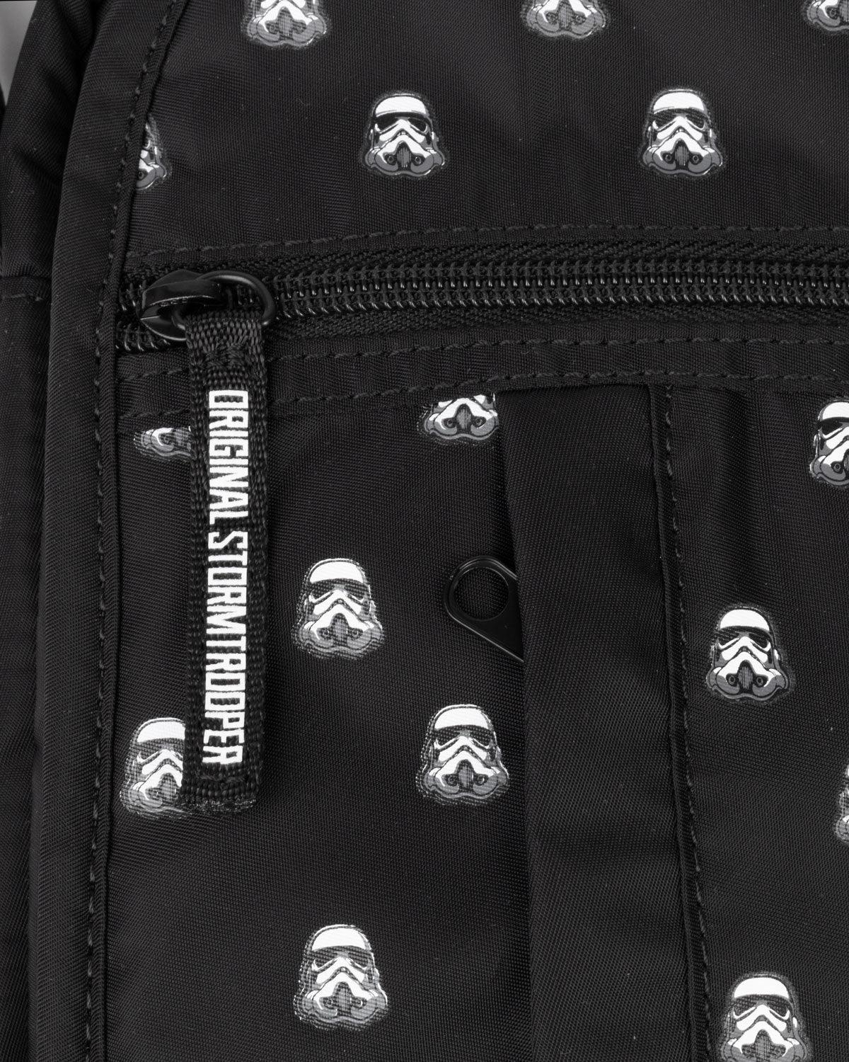 Original Star Wars Stormtrooper Helmet Pattern Crossbody Bag for Men - Perfect for Cosplay, Conventions & Star Wars Fans Collection
