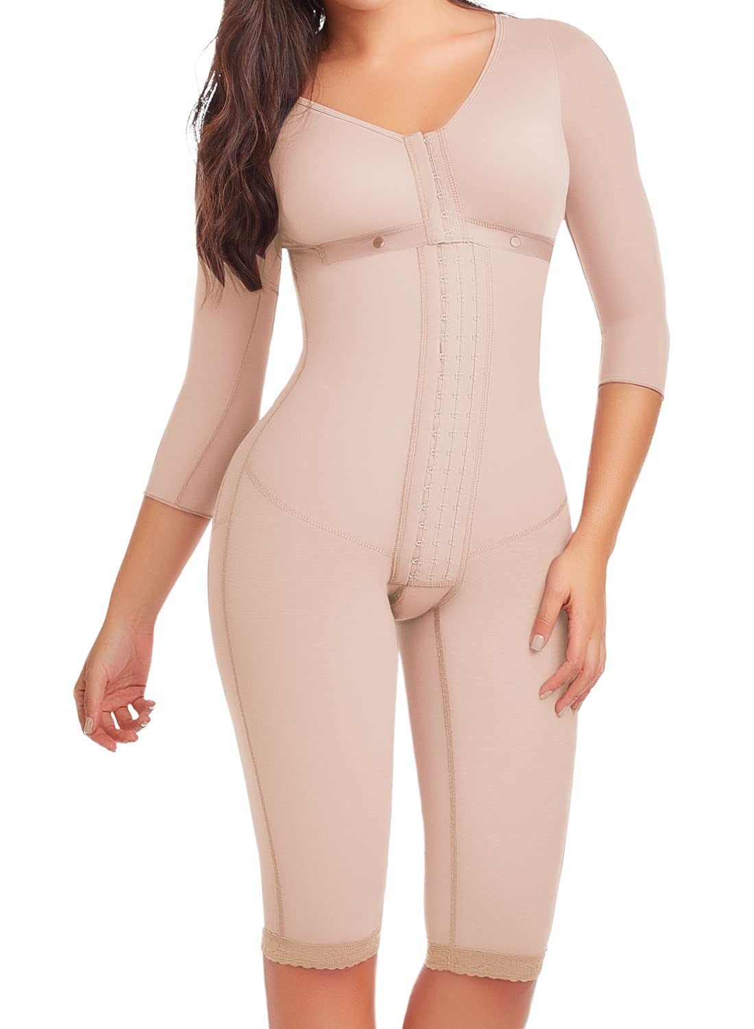 DELIÉ by Fajas DPrada 09103 Colombian Postpartum Girdle - Full Body Shaper for Women | Slimming Waist Trainer, Tummy Control Shapewear for Post Pregnancy Recovery & Everyday Wear