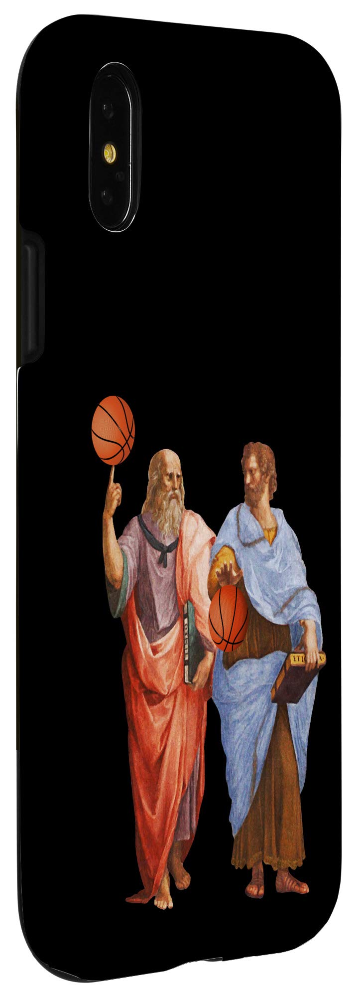 iPhone X/XS Case - Aristotle & Plato Basketball Design for Fans