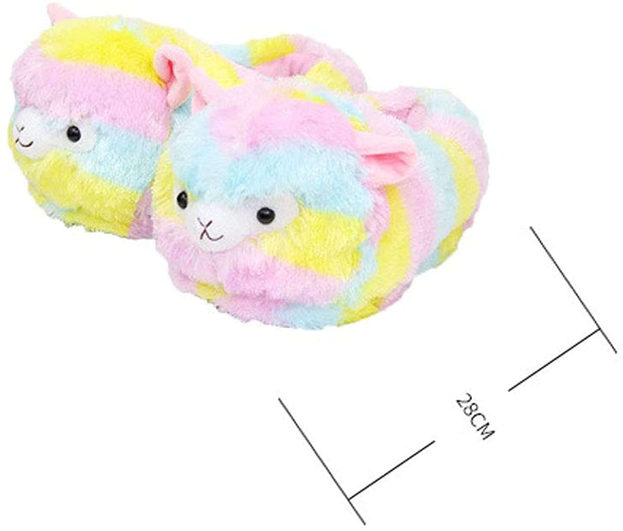 Women's Furry Winter Slippers - Warm Animal Design Pig & Hamster House Shoes - Cozy Home Indoor Footwear for Relaxing, Lounging & Gift Giving