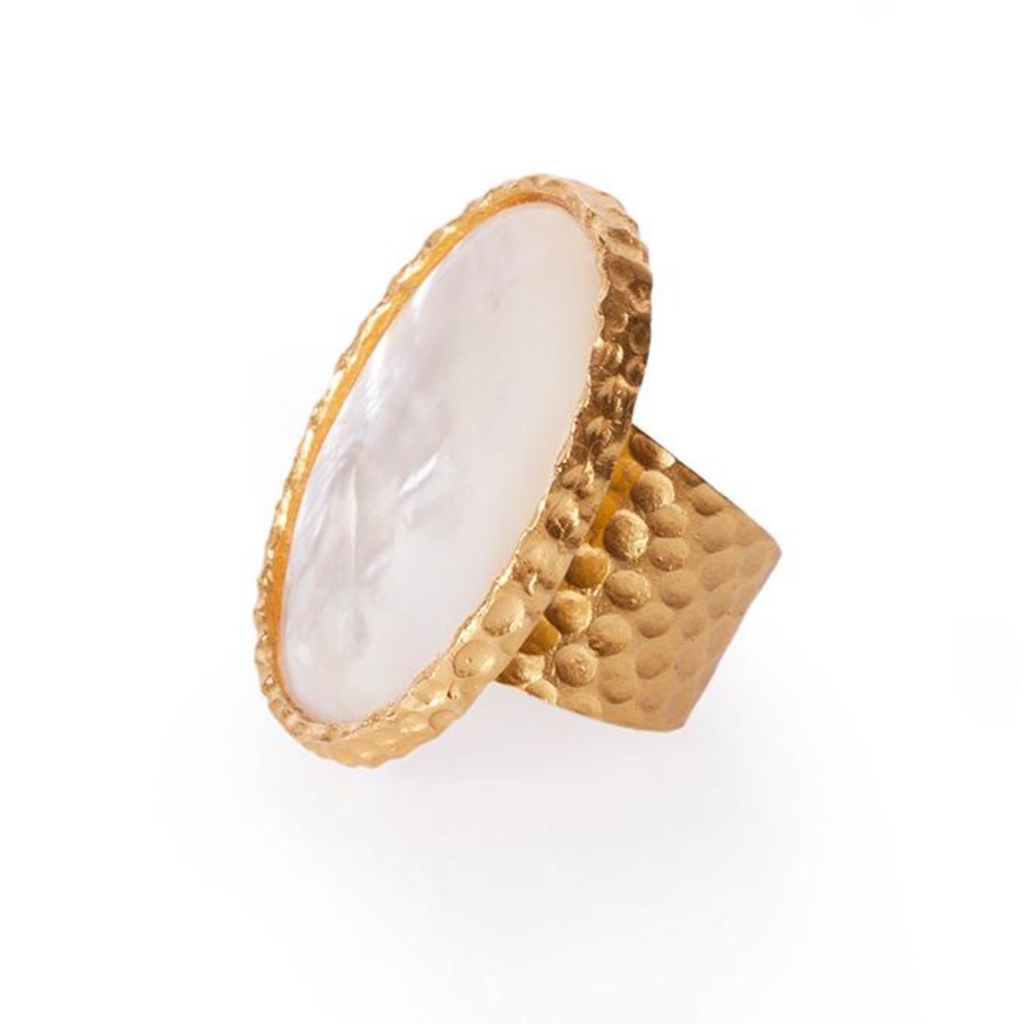 Elegant Statement Ring with Pearl - Perfect for Weddings, Parties & Special Occasions