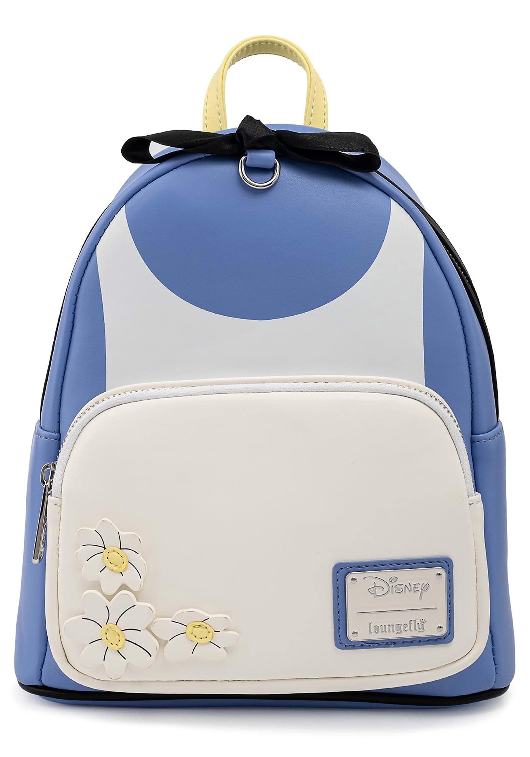 Disney Alice in Wonderland Themed Loungefly Women's Crossbody Bag with Adjustable Double Straps & Detachable Wristlet - Perfect for Cosplay, Disney Parks, and Everyday Fashion Accessory