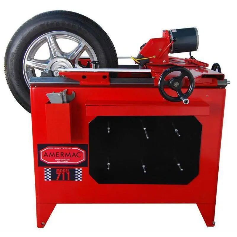 Amermac 711 Heavy Duty Tire Truer Machine - Professional Tire Buffing & Grinding Tool for Motorcycle, ATV, and Go-Kart Tires - Perfect for Racing, Track Days & Performance Tuning