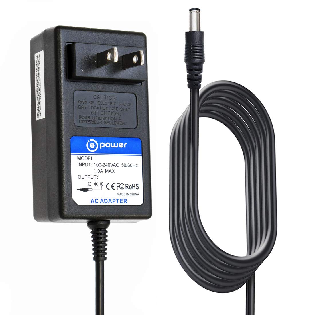 T POWER 6.6ft AC/DC Adapter Replacement for Soundfreaq Sound Kick SFQ-04 Bluetooth Speaker - Compatible with SFQ04 - Power Supply Charger Cord - Perfect for Home, Office & Outdoor Use