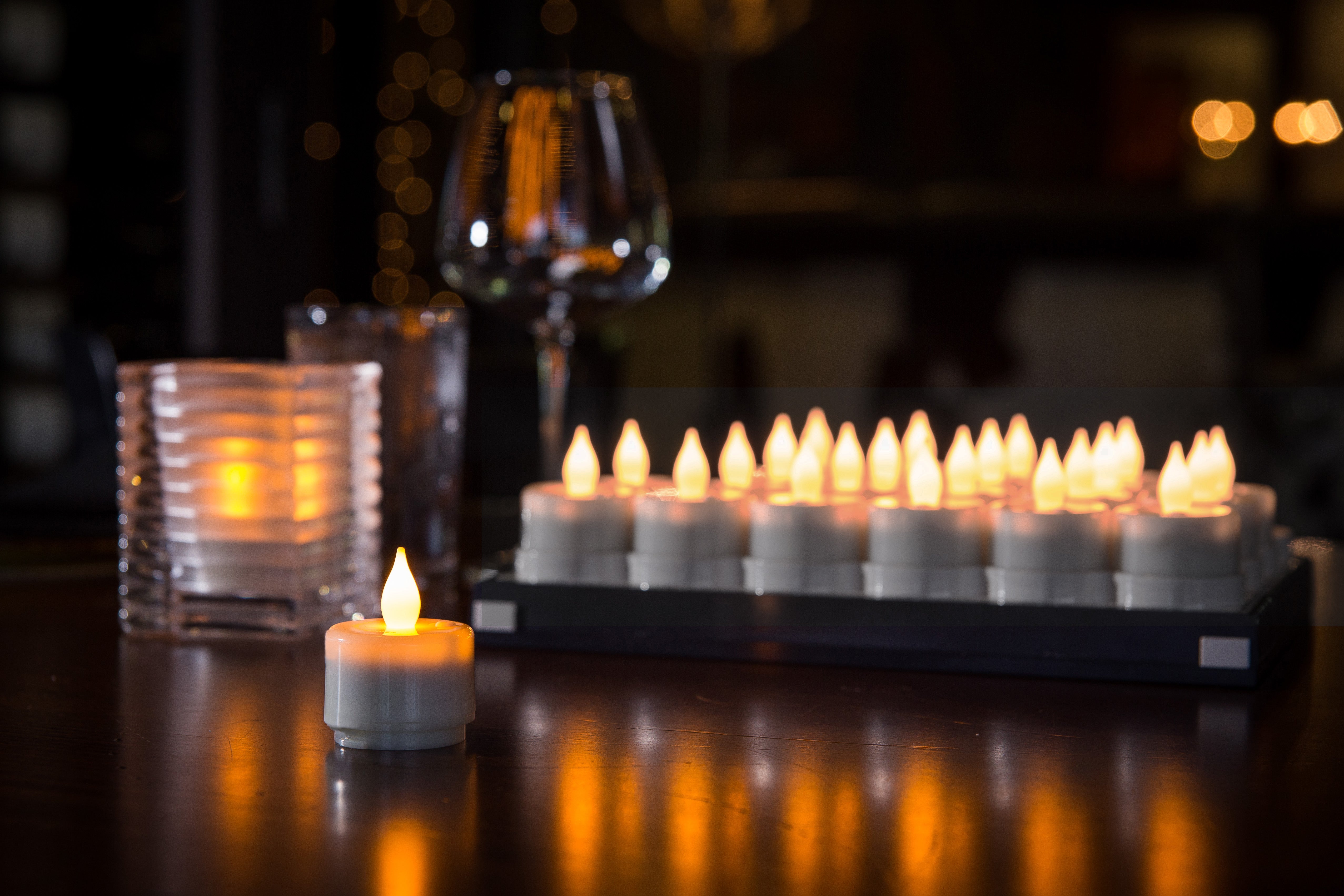 Premium Flameless LED Candles - Natural Lux Series Starter Set with Remote & Timer, Perfect for Home Decor, Weddings, and Relaxation