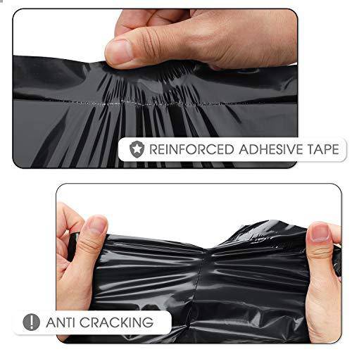 10x13 Inch Black Poly Mailer Envelopes - Waterproof Shipping Bags for Ecommerce | Perfect for Clothing, Jewelry & Small Business Shipments