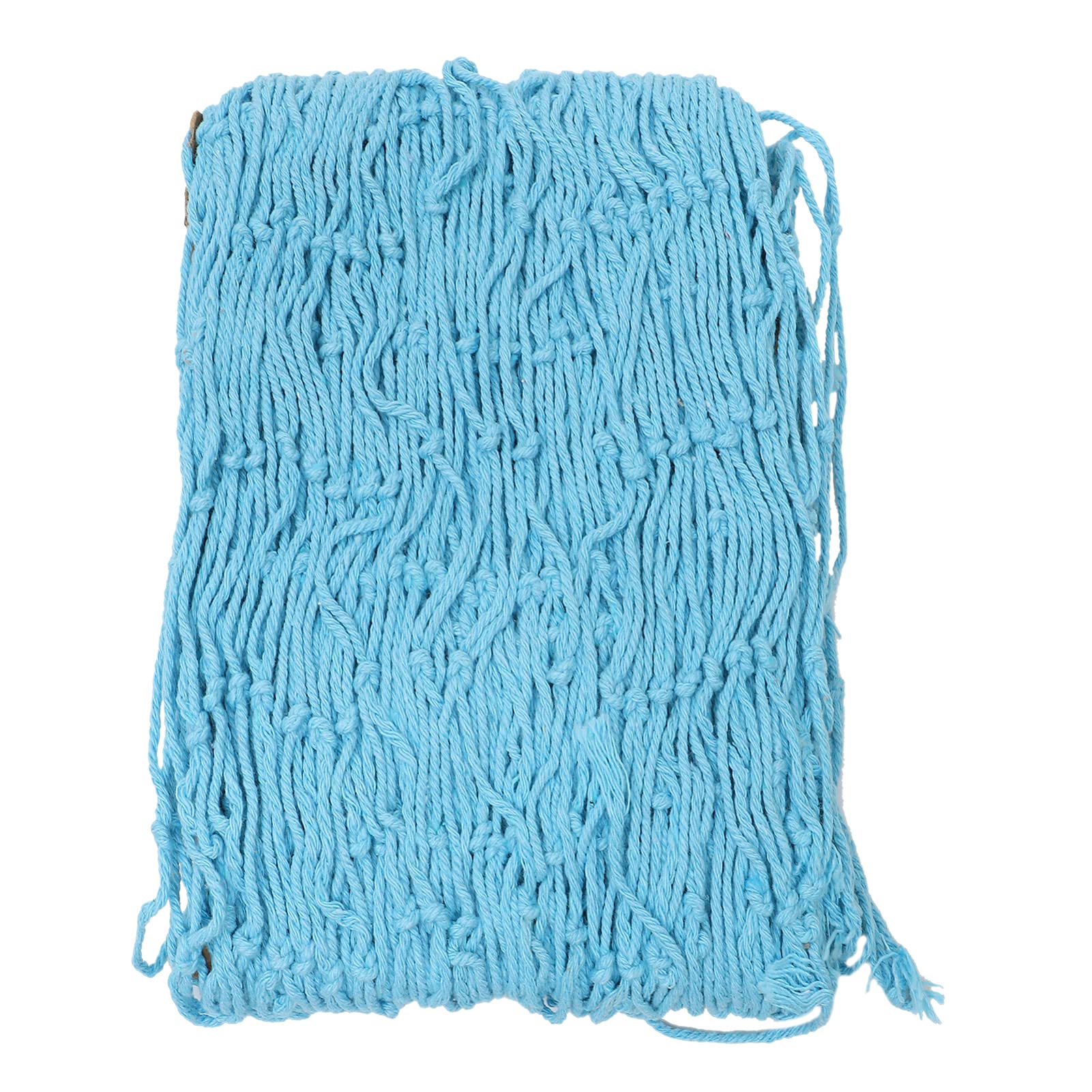 iplusmile Rustic Nautical Fishing Net Wall Decor - Mediterranean Style Rope Hanging Fish Net for Beach Themed Home Decor, Perfect for Weddings, Parties & Coastal Living Spaces (Sky Blue)