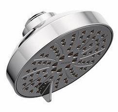 Moen 6512EP15 6-Function Low Flow Shower Head in Chrome - Water Saving, High Pressure Showerhead for Bathroom, Spa-Like Experience at Home