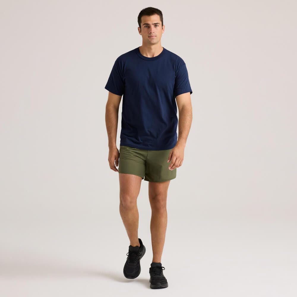 Soffe Men's Core Undershirt T-Shirts 3 Pack - Soft Comfortable Breathable Cotton Crewneck Tees for Layering, Workout & Everyday Wear