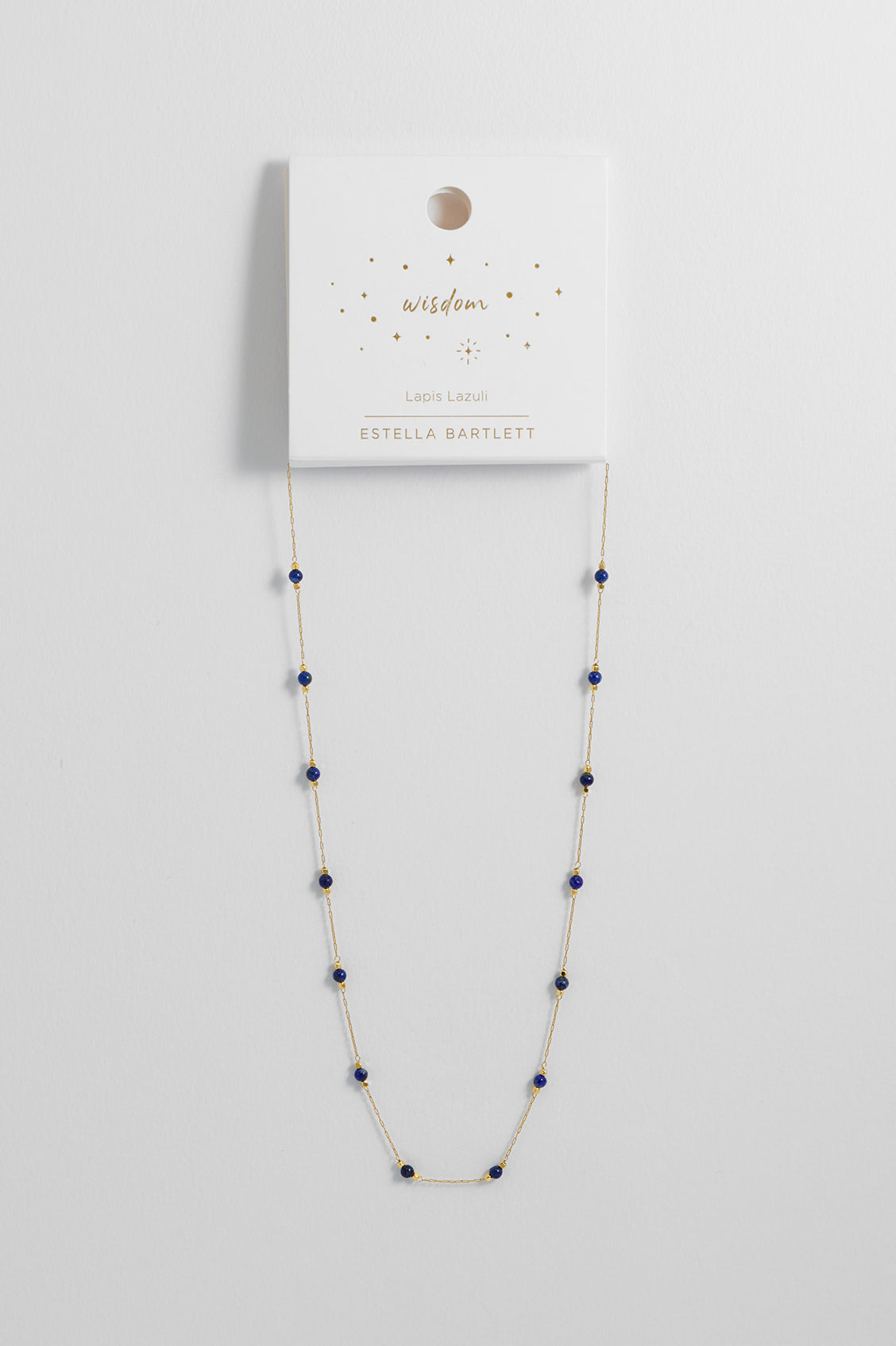Healing Lapis Lazuli Gemstone Bead Necklace for Women - Natural Stone Jewelry for Chakra Balancing, Meditation & Spiritual Wellness - Perfect for Yoga, Reiki & Energy Healing