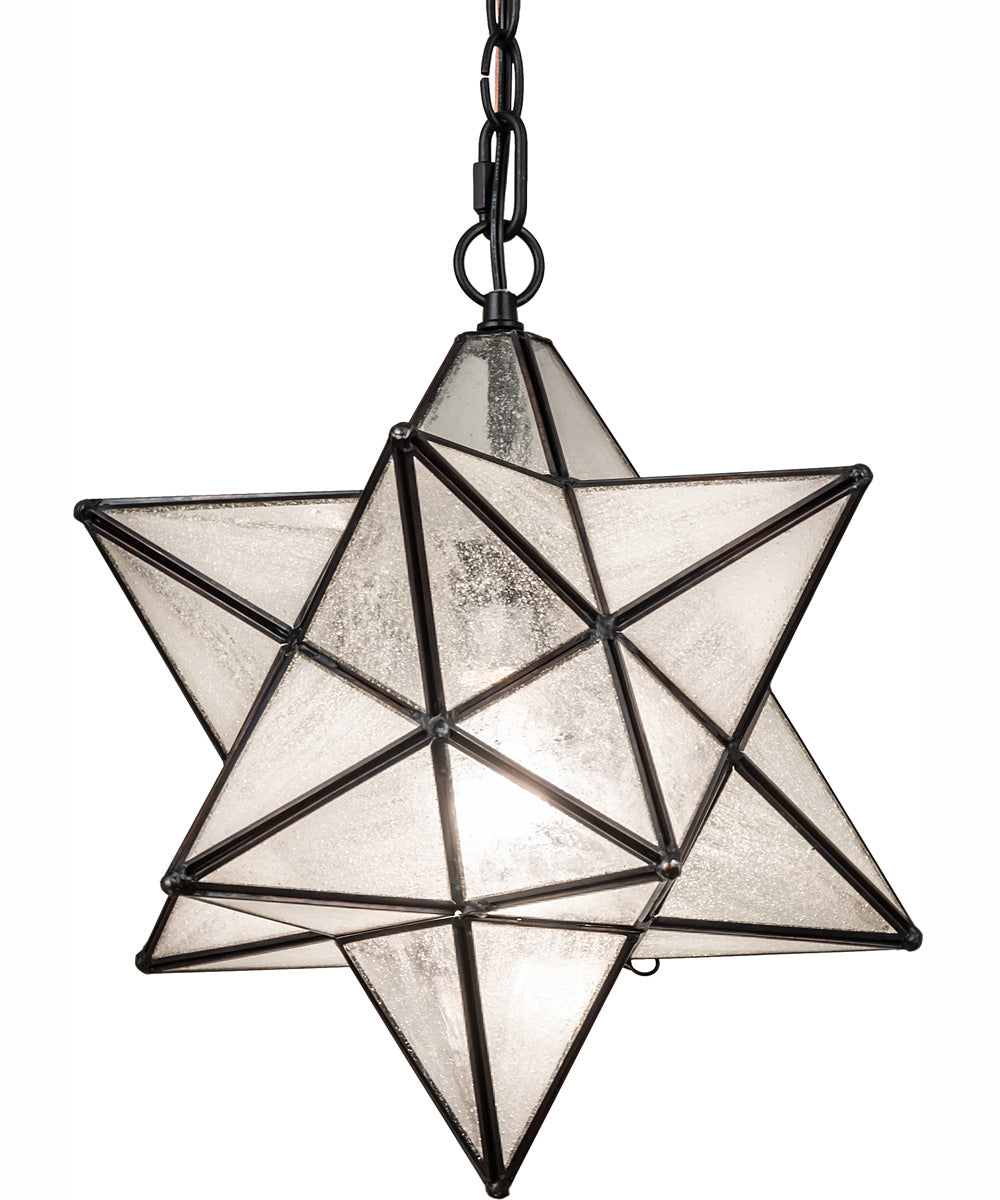 12 Inch Wide Moravian Star Pendant - Elegant Christmas Ornament for Tree Decor, Holiday Home Decoration & Festive Party Lighting