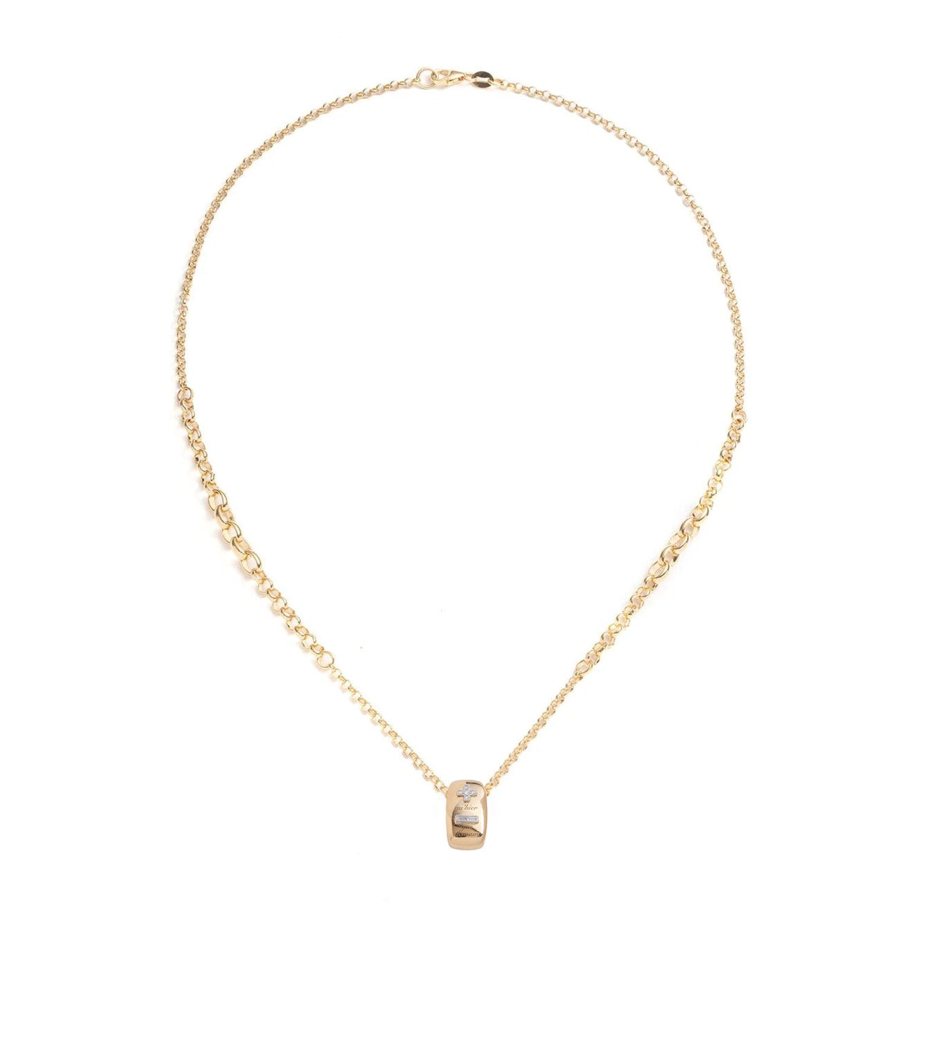 Ever Growing Love Vivacity - Oversized Oval Heart Slide Pendant with Graduated Belcher Chain Necklace | Perfect for Valentine's Day Gifts, Anniversary Presents & Romantic Date Nights