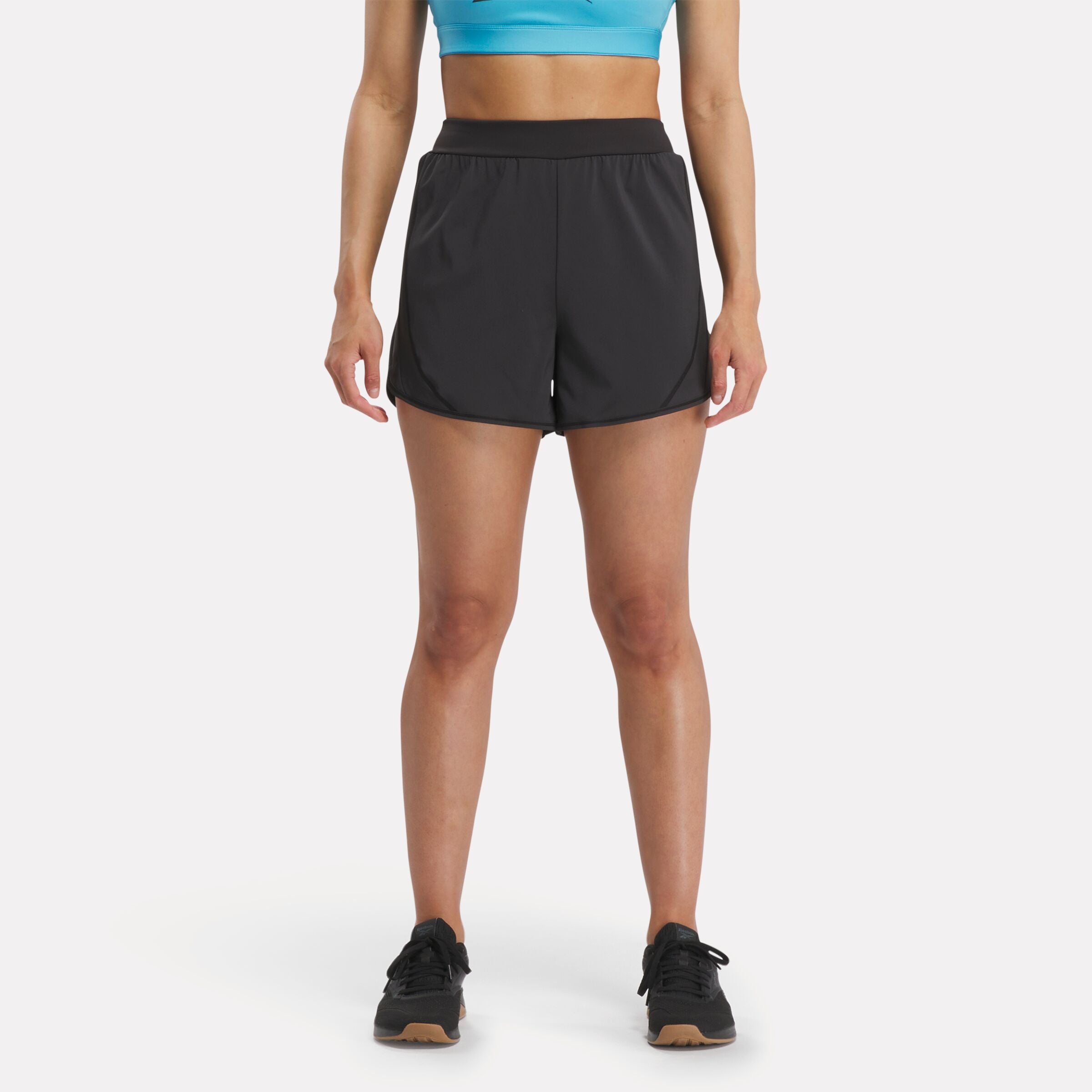 Lux Woven Shorts for Men - Comfortable Stretch Black Casual Shorts | Perfect for Summer, Gym, Travel & Everyday Wear