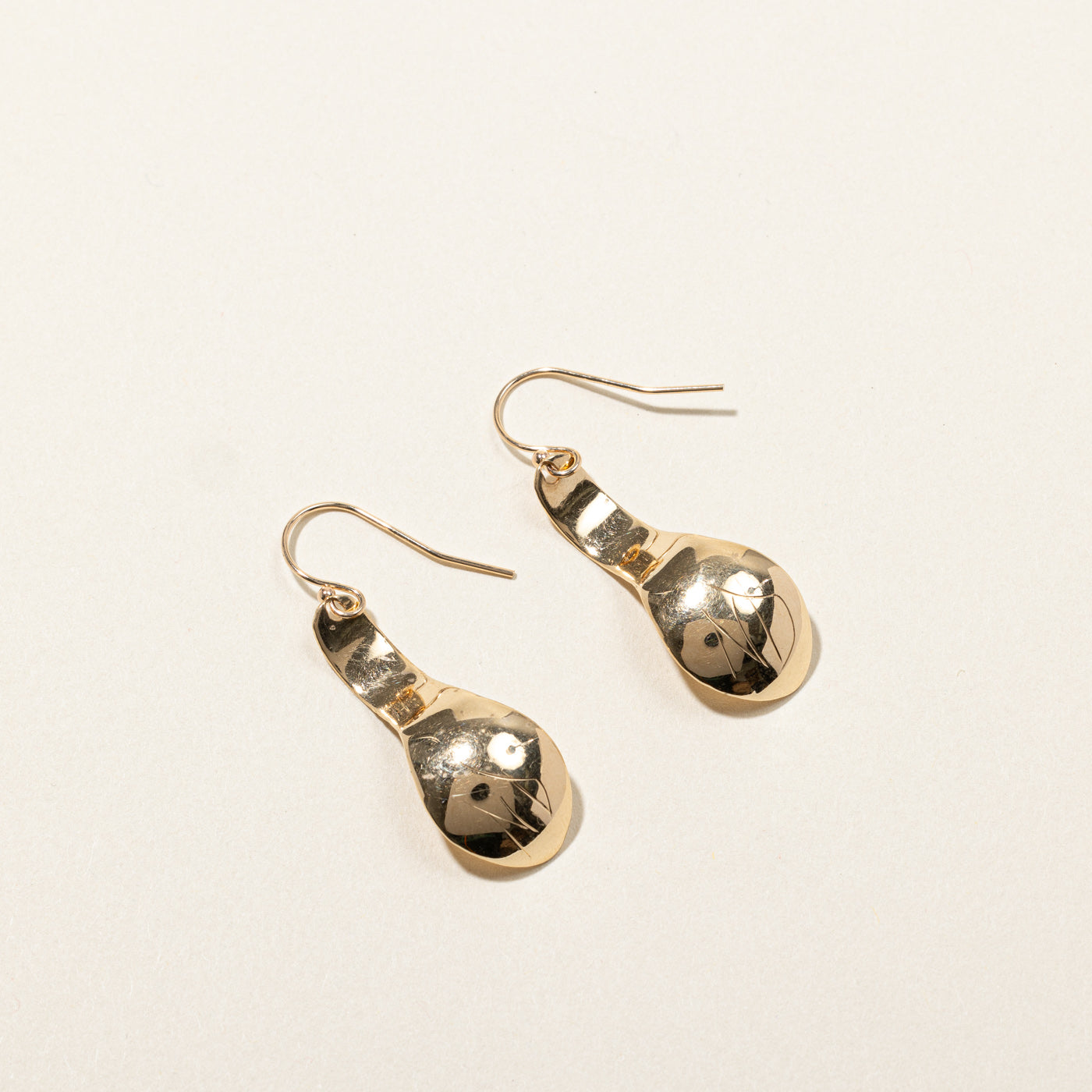 Handmade Indigenous Art Spoon Design Dangle Earrings - Boho Tribal Jewelry for Women - Perfect for Festivals, Weddings & Cultural Events