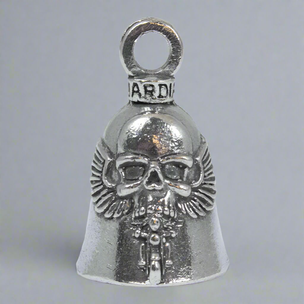 Open Road Ghost Rider Motorcycle Guardian Bell - Protection Charm for Bikers | Perfect Gift for Riders & Motorcycle Enthusiasts | Use on Harley, Cruiser & Touring Bikes