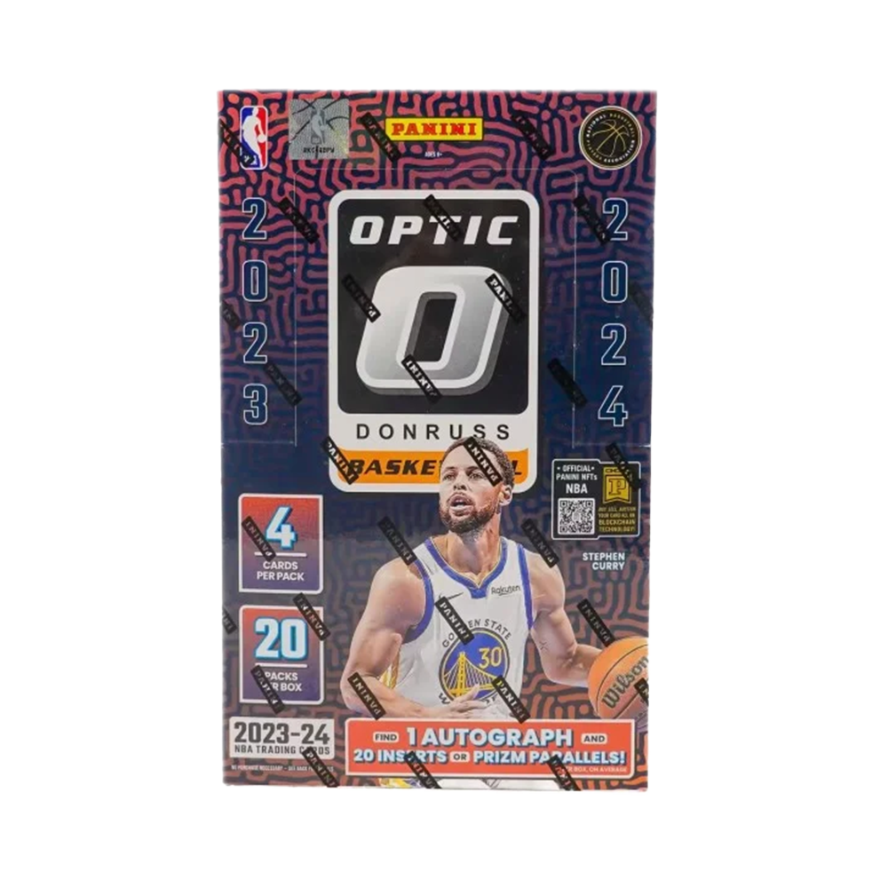 2023-24 Panini Donruss Optic Basketball Hobby Box - NBA Trading Cards Collection for Collectors & Investors - Perfect for Sports Memorabilia Enthusiasts and Fantasy Basketball Fans