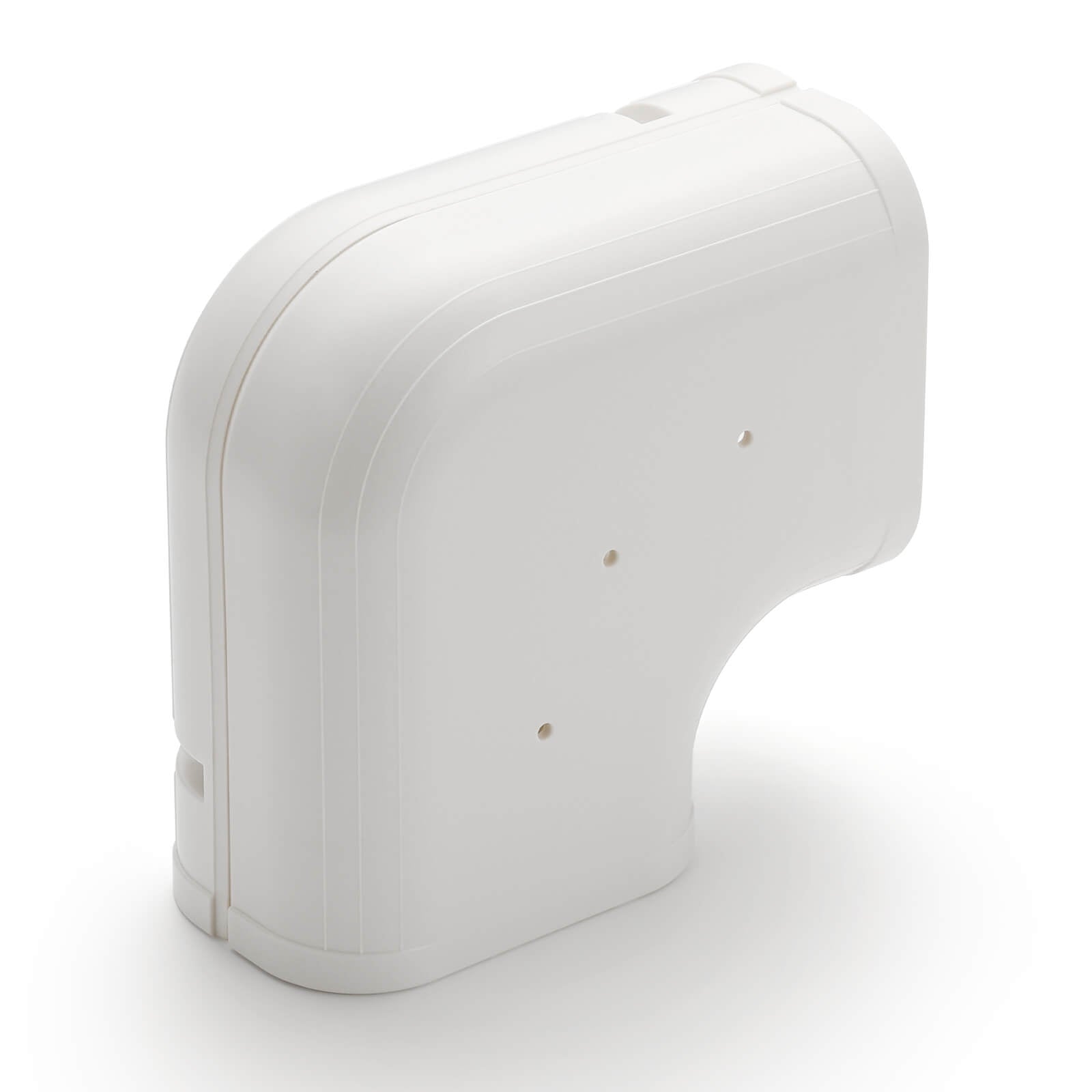 90 Degree Flat Elbow Fitting for Split AC - HVAC Duct Connector with Line Cover Set - Perfect for AC Installation and Maintenance