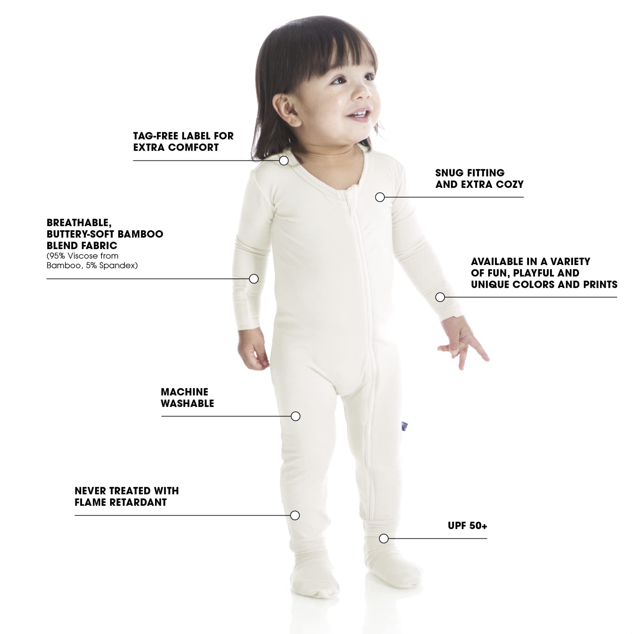KicKee Halloween Baby Footie Pajamas with Zipper - Soft One-Piece Infant Romper for Boys & Girls | Perfect for Halloween Celebrations, Costume Parties & Cozy Sleepwear