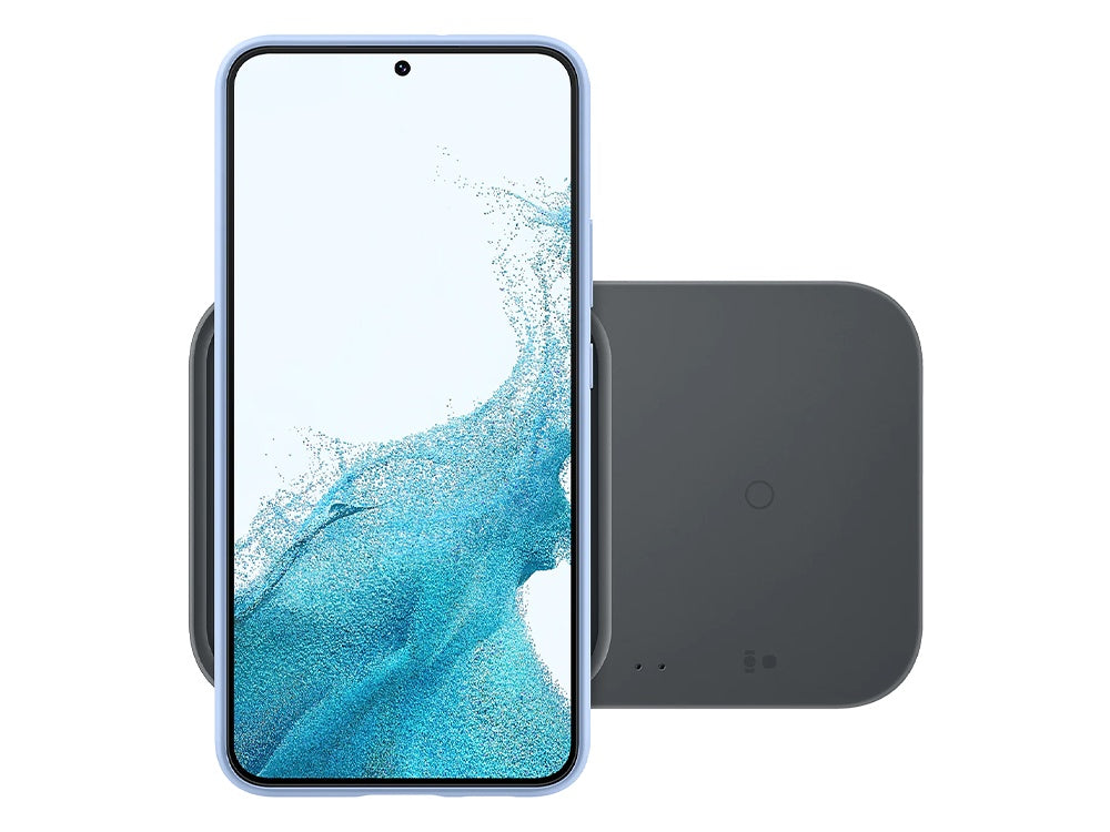Samsung 15W Fast Wireless Charger Duo Pad - Dual Charging for iPhone, Galaxy & AirPods - Perfect for Home, Office & Travel