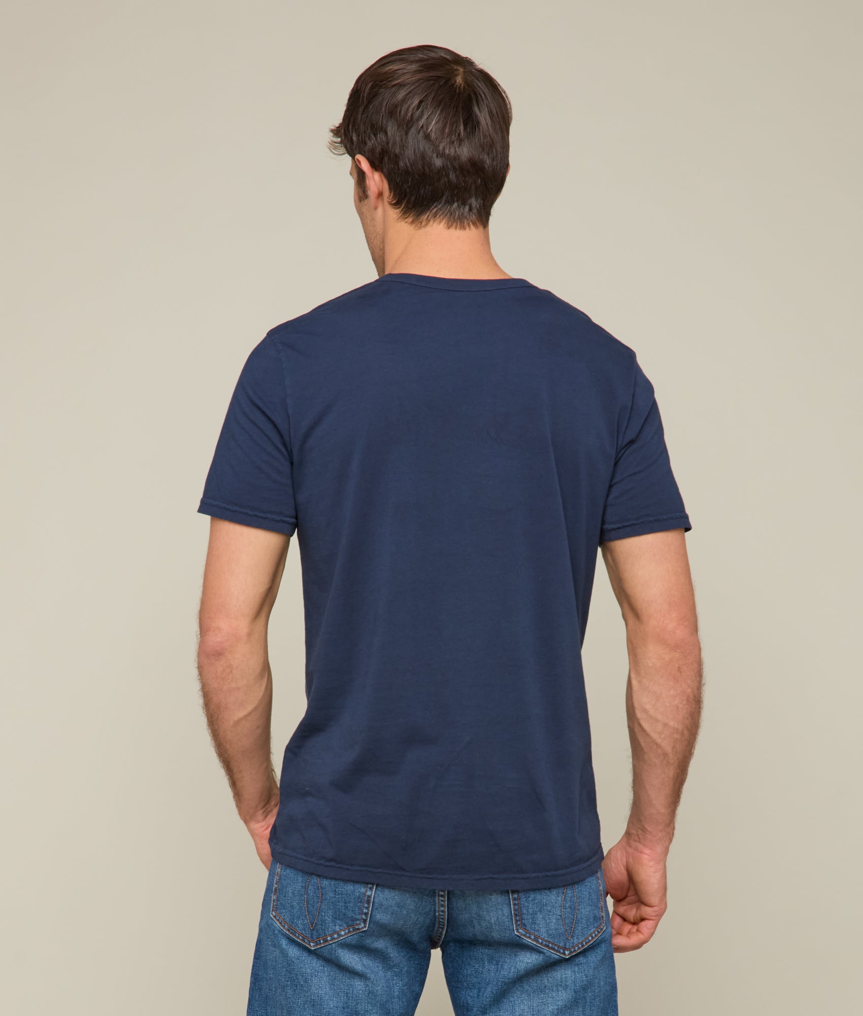 Lucchese Racehorse T-Shirt in Navy Blue - Stylish Comfort for Casual Wear & Western Fashion