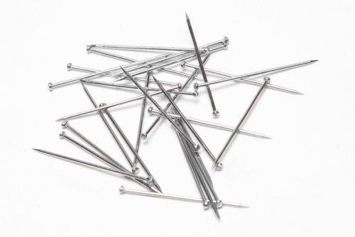 Steel Dressmaker Pins - 2,000 Pack for Sewing & Crafts
